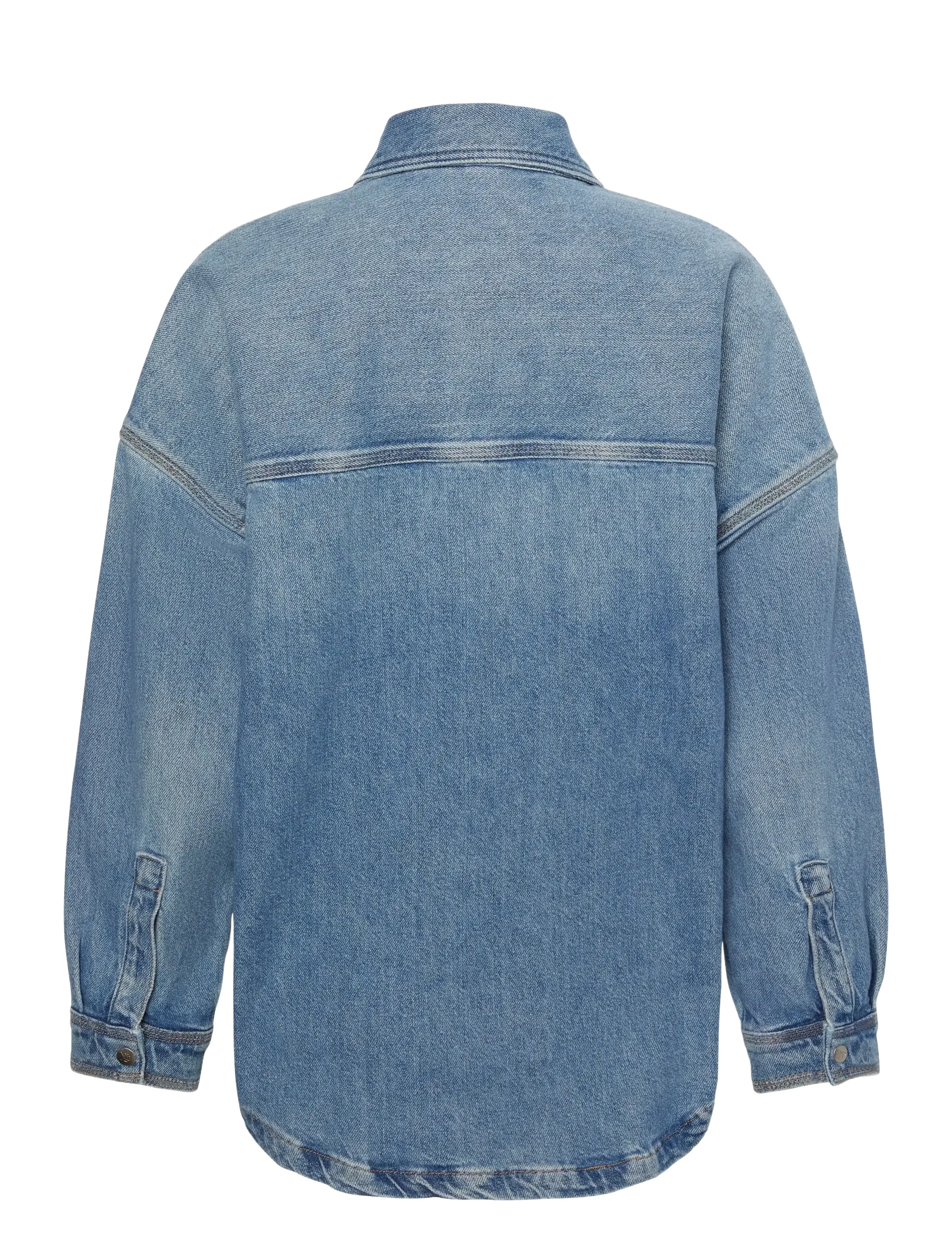 Calvin Klein Jeans - DENIM BOYFRIEND SHIRT OVERNIGHT - forårsjakker - overnight blue - 2