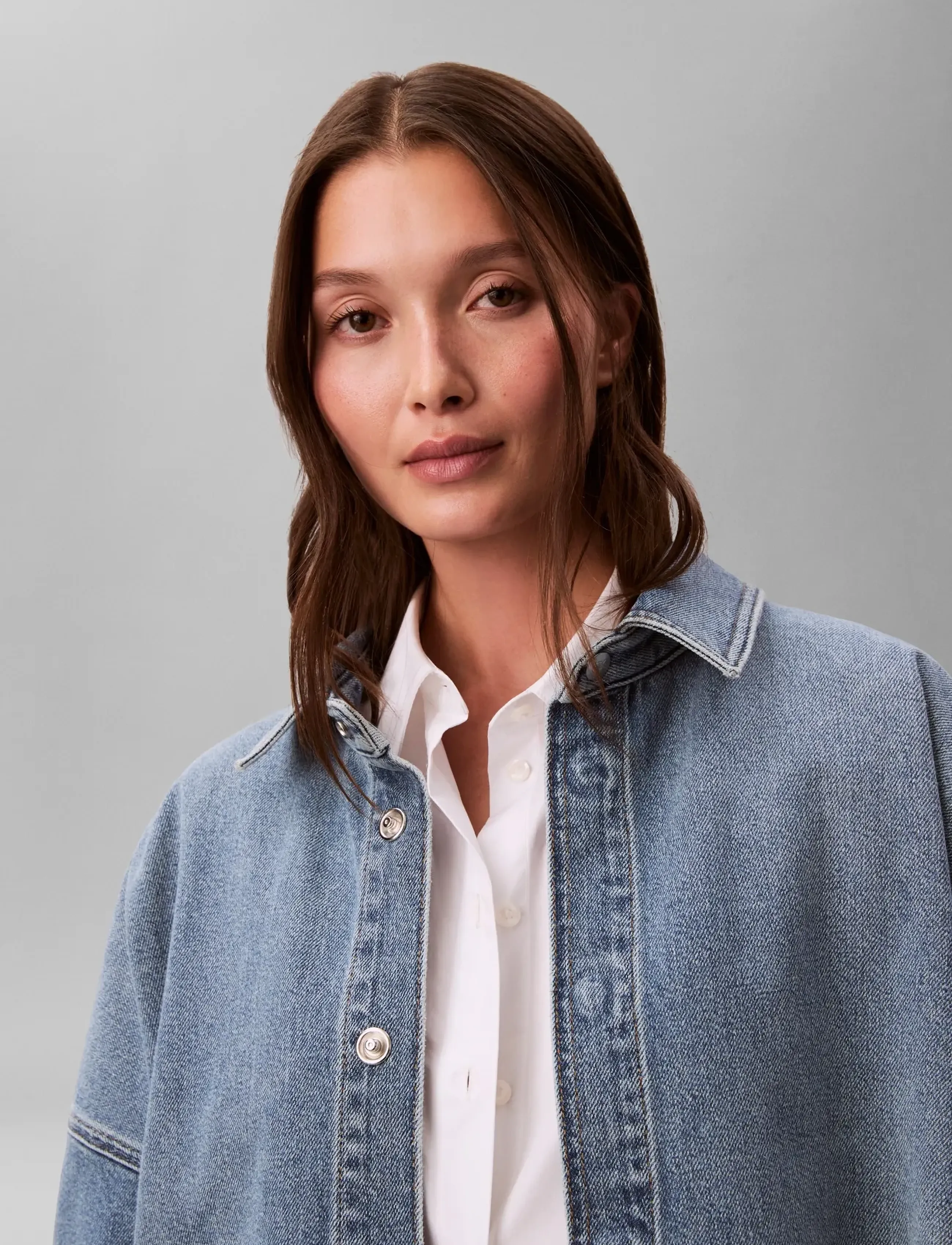 Calvin Klein Jeans Denim Boyfriend Shirt Overnight skjortor dam – bild 5