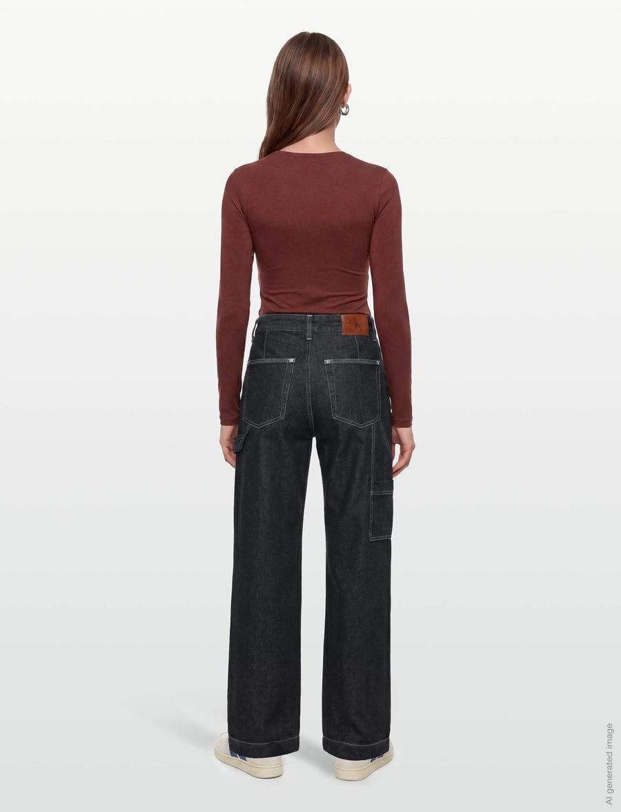 Calvin Klein Jeans - WORKWEAR JEAN RINSE - rinse - 4