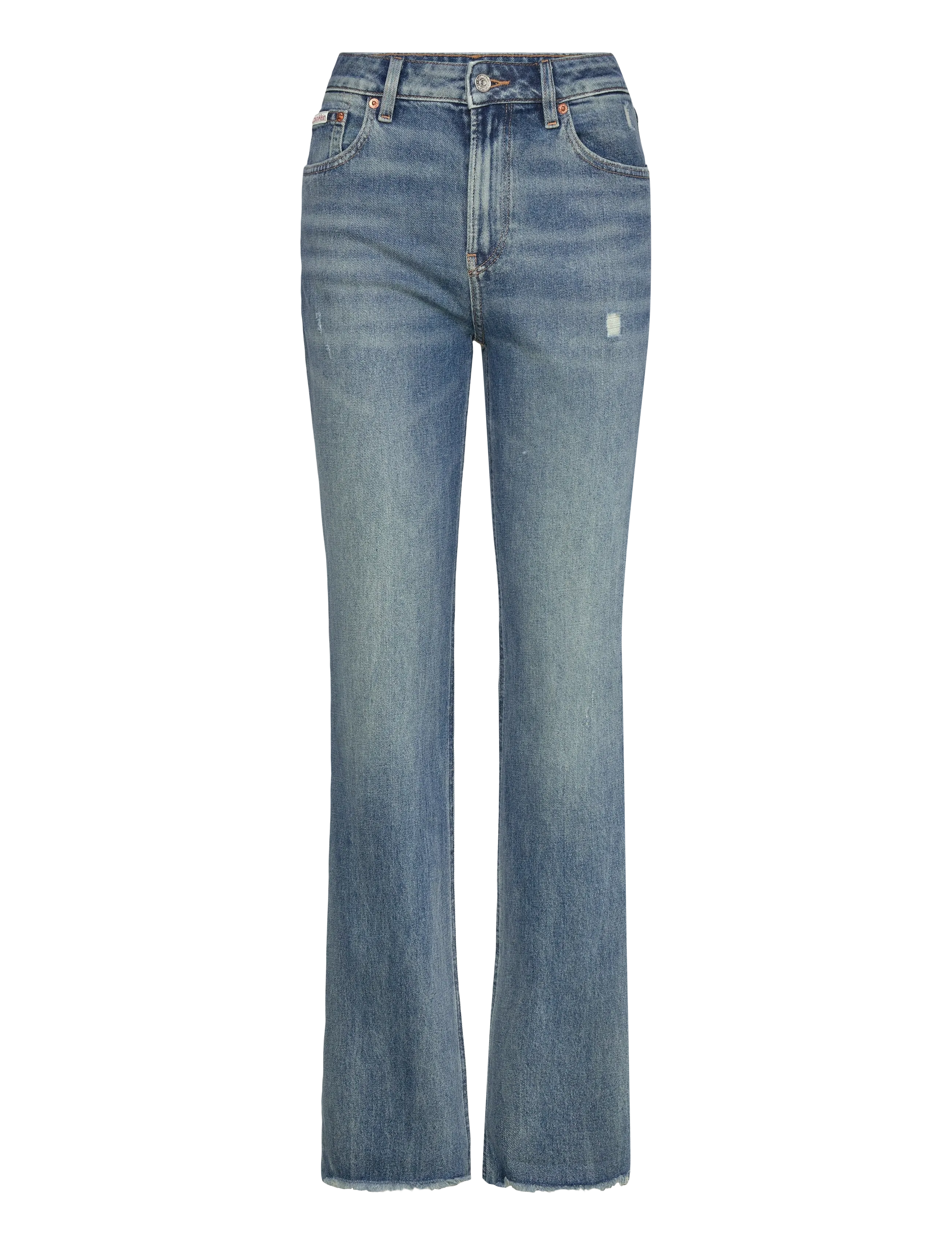 Calvin Klein Jeans HIGH RISE STRAIGHT MEMPHIS - Jeans - MEMPHIS / blue
