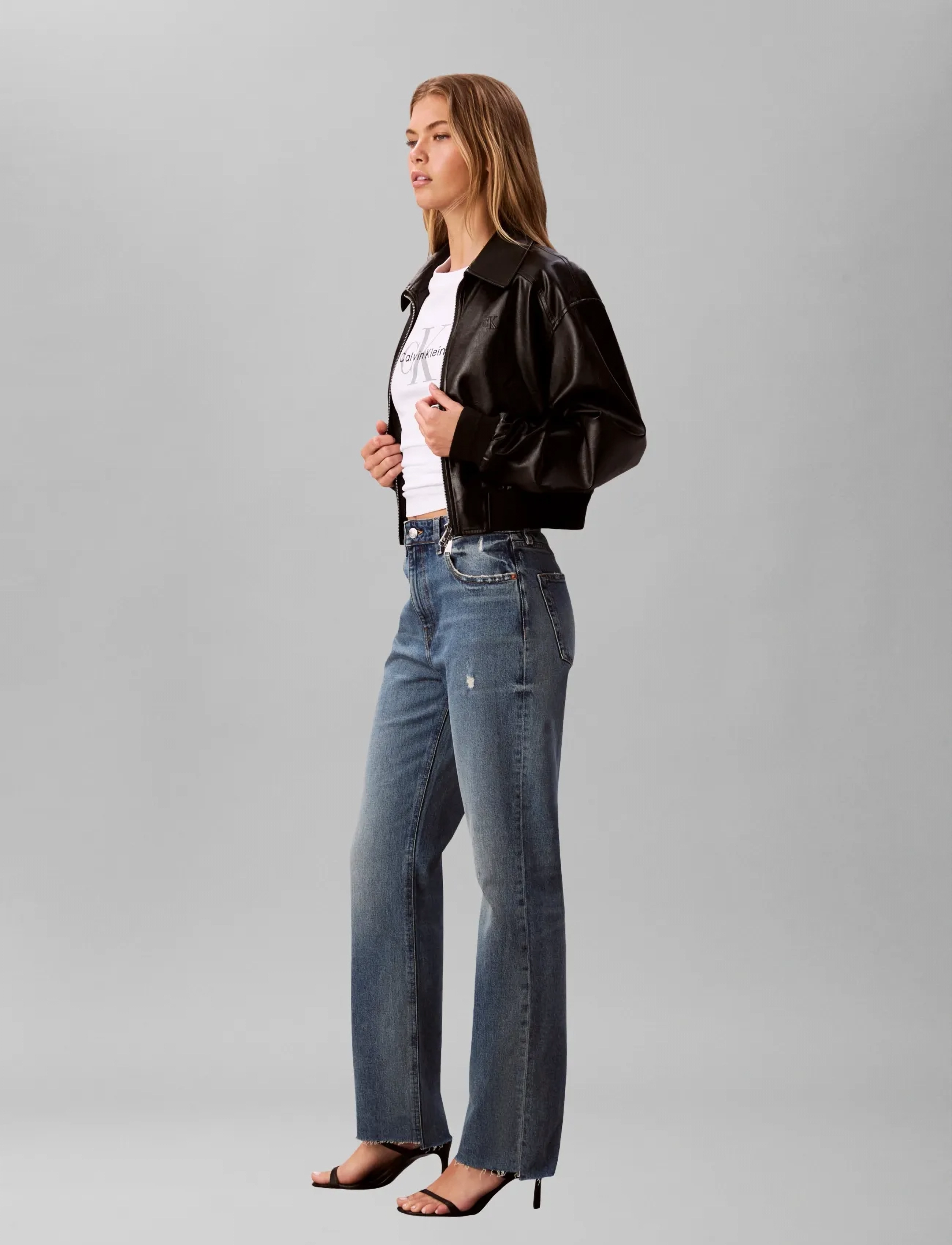 Calvin Klein Jeans - HIGH RISE STRAIGHT MEMPHIS - sirge säärega teksad - memphis - 3