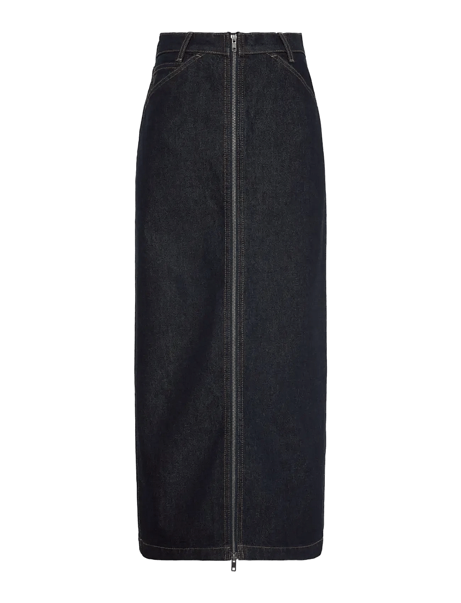 Calvin Klein Jeans - DENIM ZIP FRONT SKIRT CK CLASSIC - denim skirts - ck classic rinse - 1