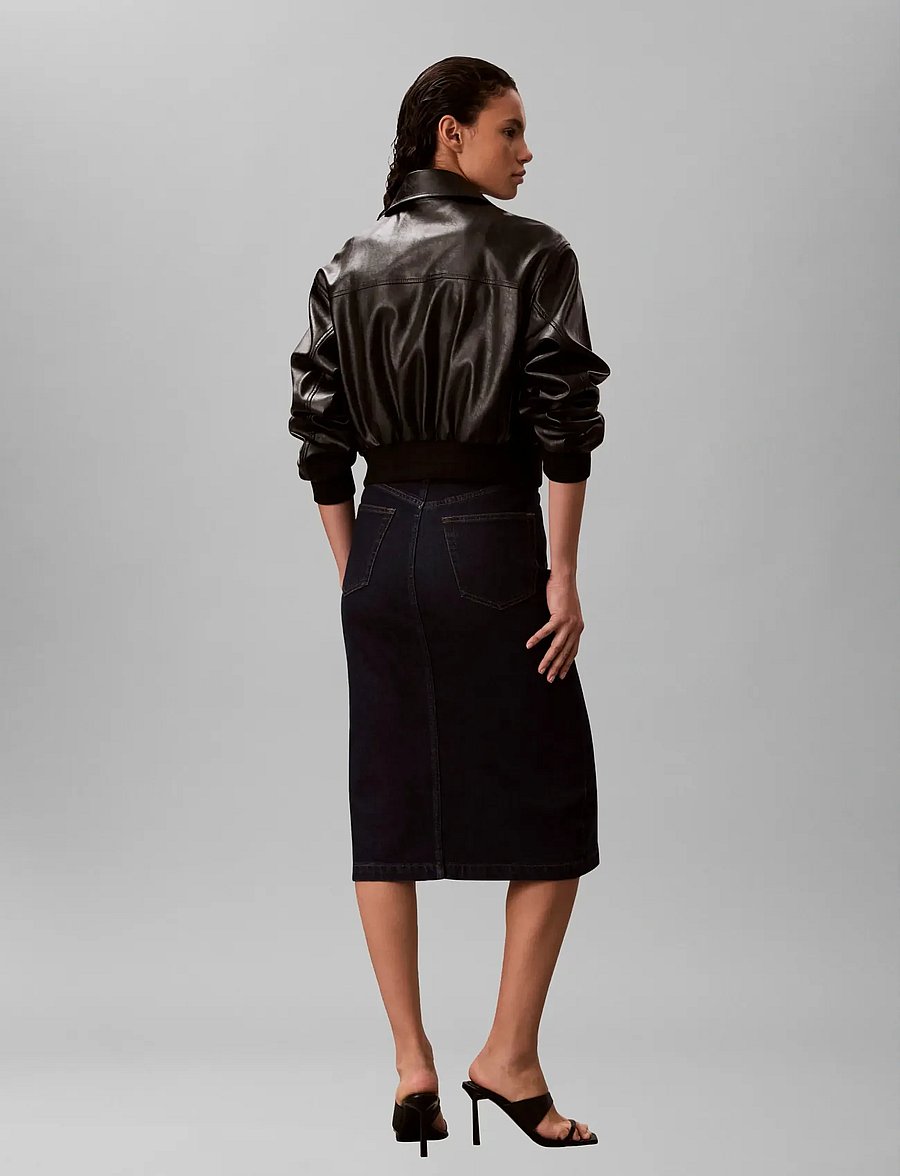 Calvin Klein Jeans - DENIM ZIP FRONT SKIRT CK CLASSIC - denim skirts - ck classic rinse - 2