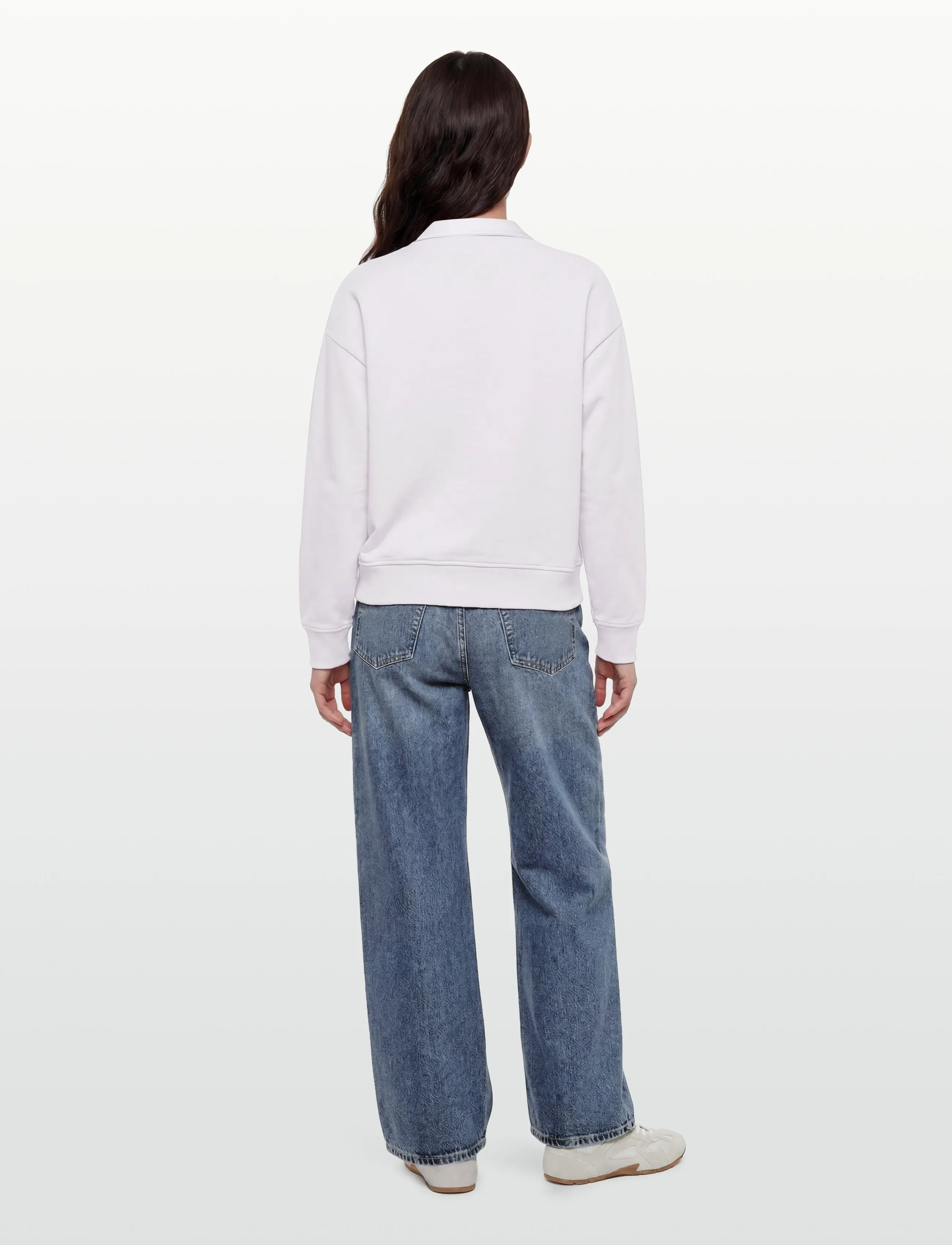 Calvin Klein Jeans - LS FRENCH TERRY GRAPHIC QZ SWEAT - sweatshirts - frosty lilac - 4