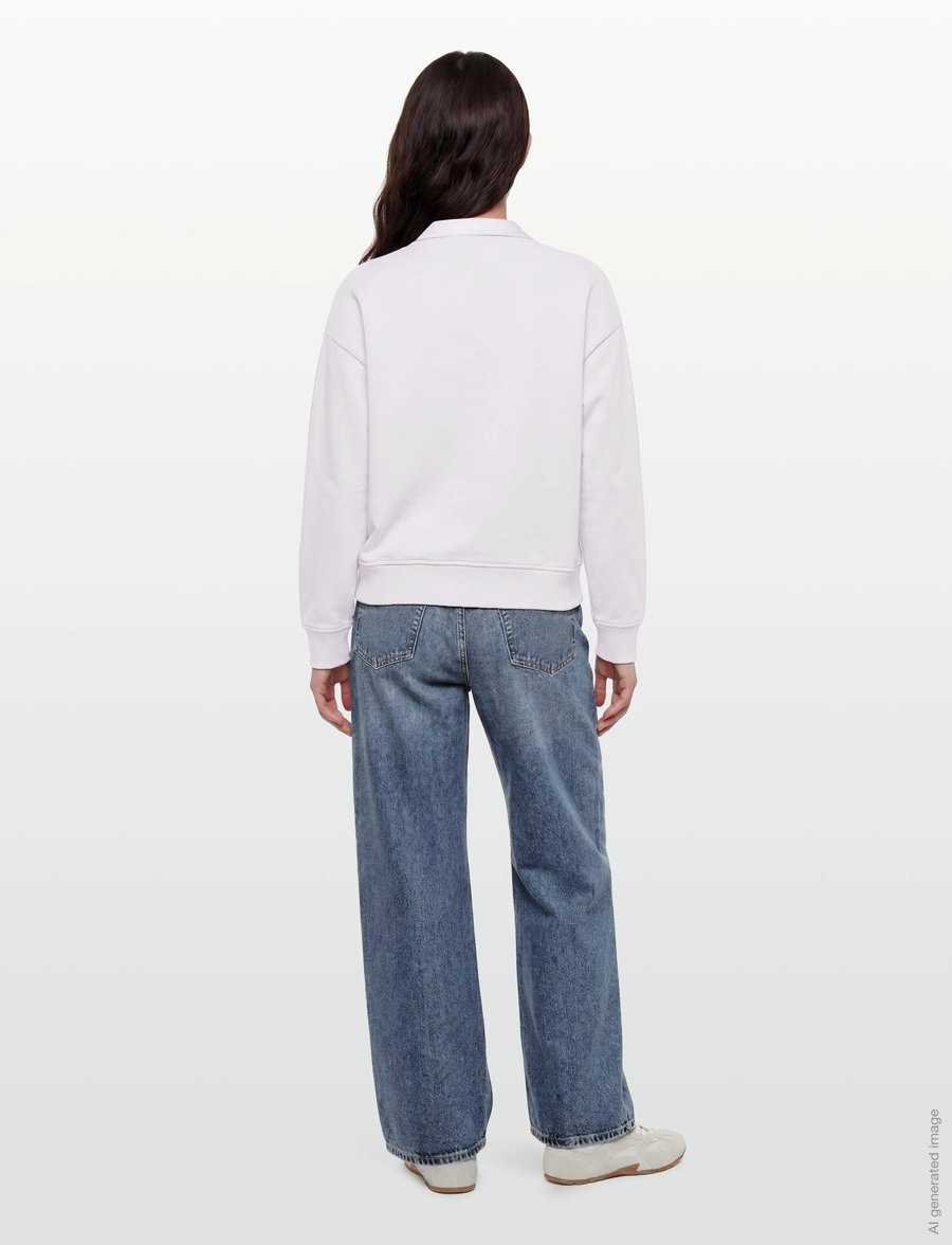 Calvin Klein Jeans - LS FRENCH TERRY GRAPHIC QZ SWEAT - sweatshirts - frosty lilac - 4