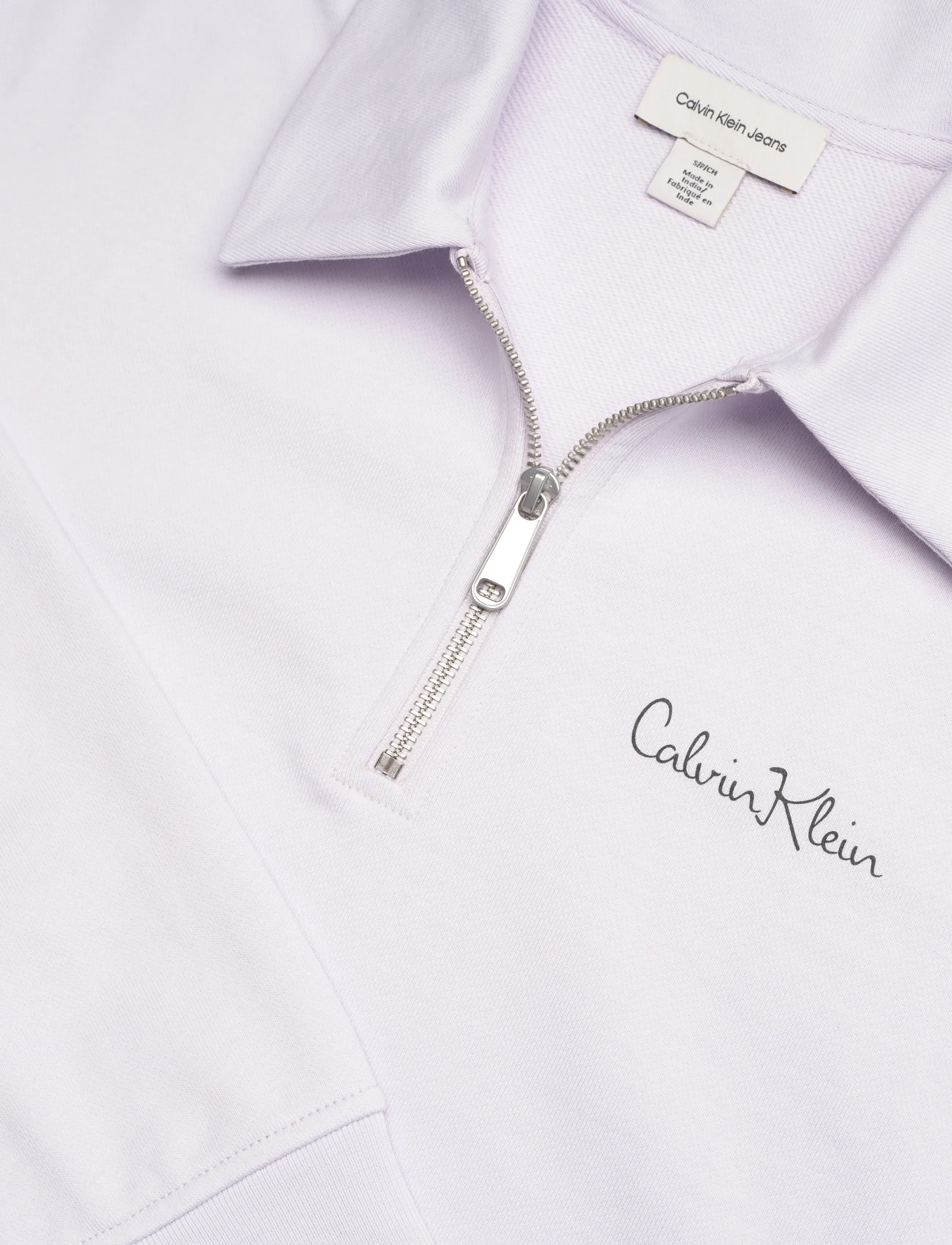 Calvin Klein Jeans - LS FRENCH TERRY GRAPHIC QZ SWEAT - sweatshirts - frosty lilac - 5