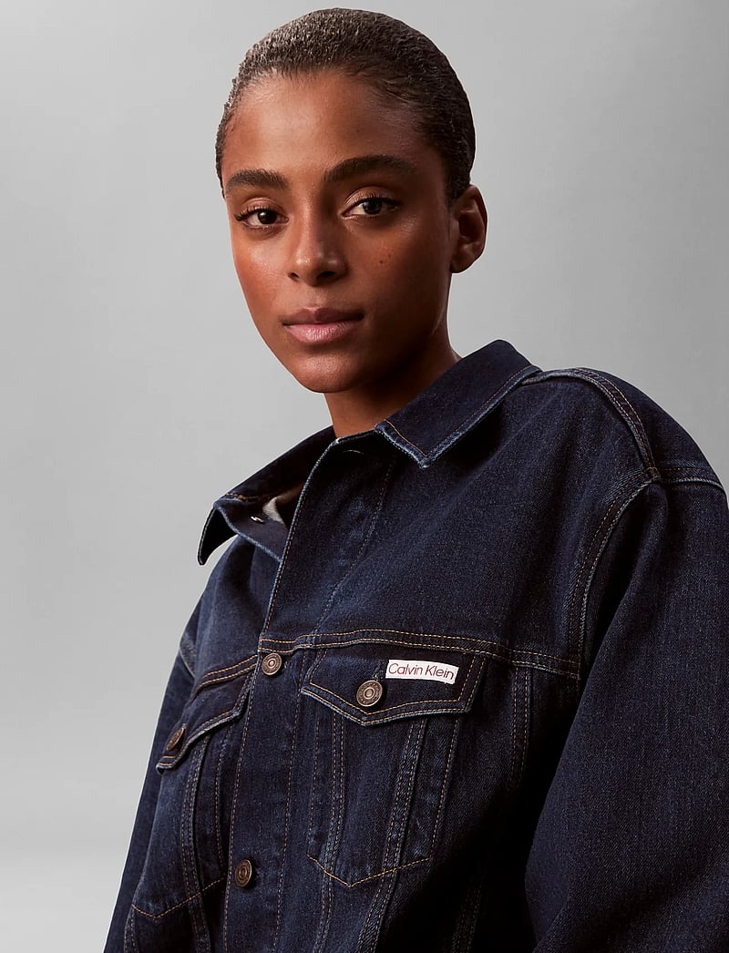 Calvin Klein Jeans - LS CLASSIC TRUCKER THOMPSON - kurtki wiosenne - thompson - 2