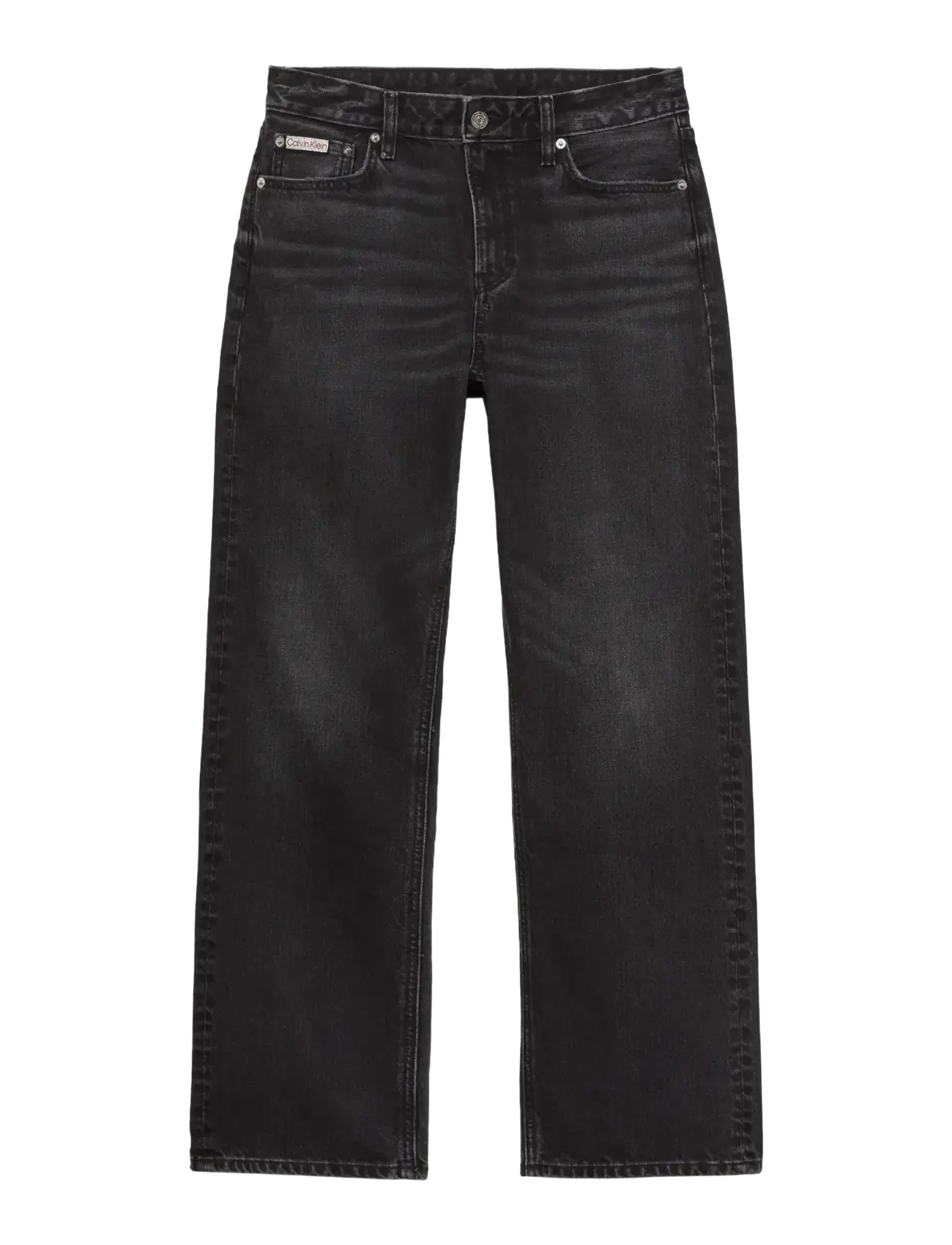 Calvin Klein Jeans SIGNATURE 90s STRAIGHT CK SANDED - Jeans - CK SANDED BLACK / black