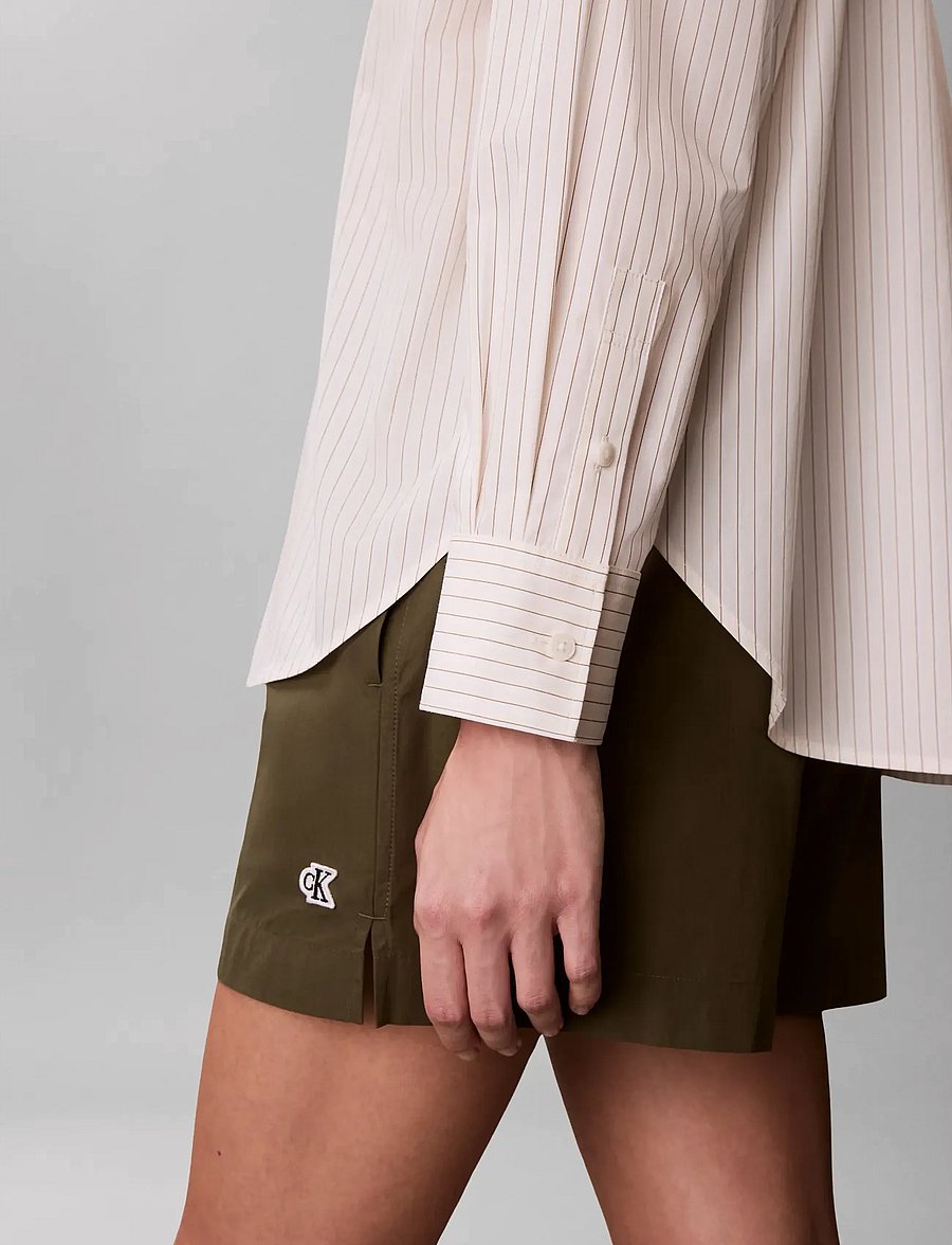 Calvin Klein Jeans - YARNDYE COTTON POPLIN RELAXED SH - overhemden met lange mouwen - calico three color refined stripe - 5
