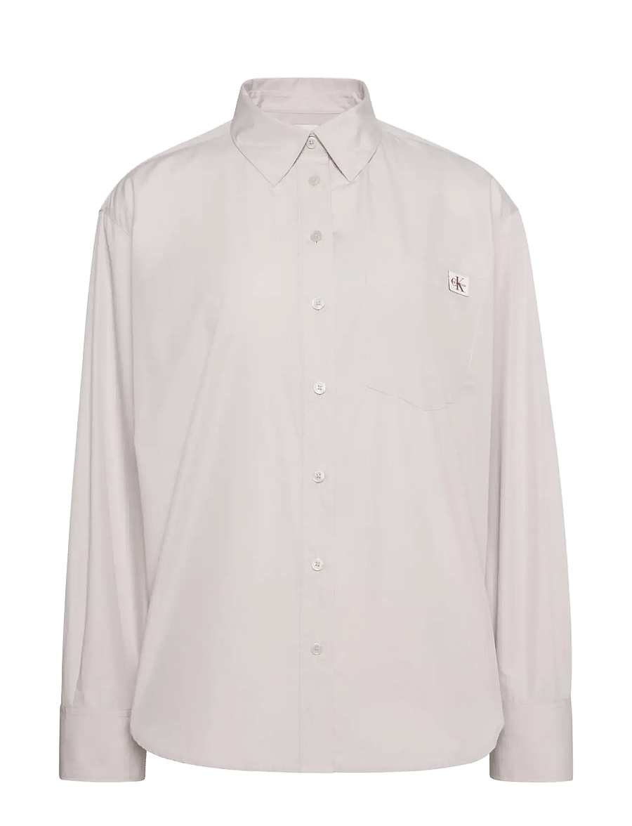 Calvin Klein Jeans - HERITAGE LABEL RLXD PPLN BD - langærmede skjorter - ashes of roses - 1