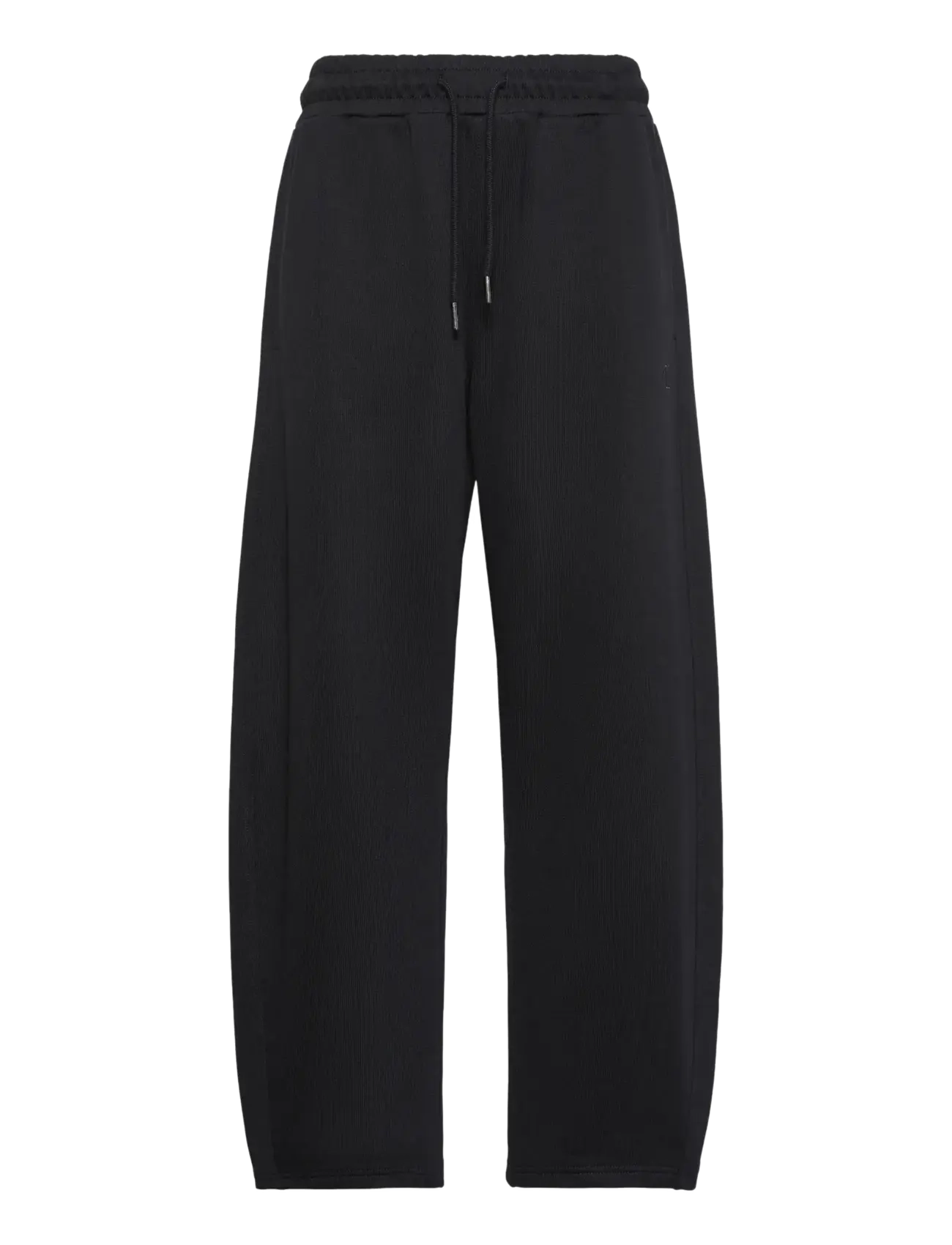 Calvin Klein Jeans MONOGRAM FRENCH TERRY BARREL PAN - Suveaeg linnas - BLACK / black