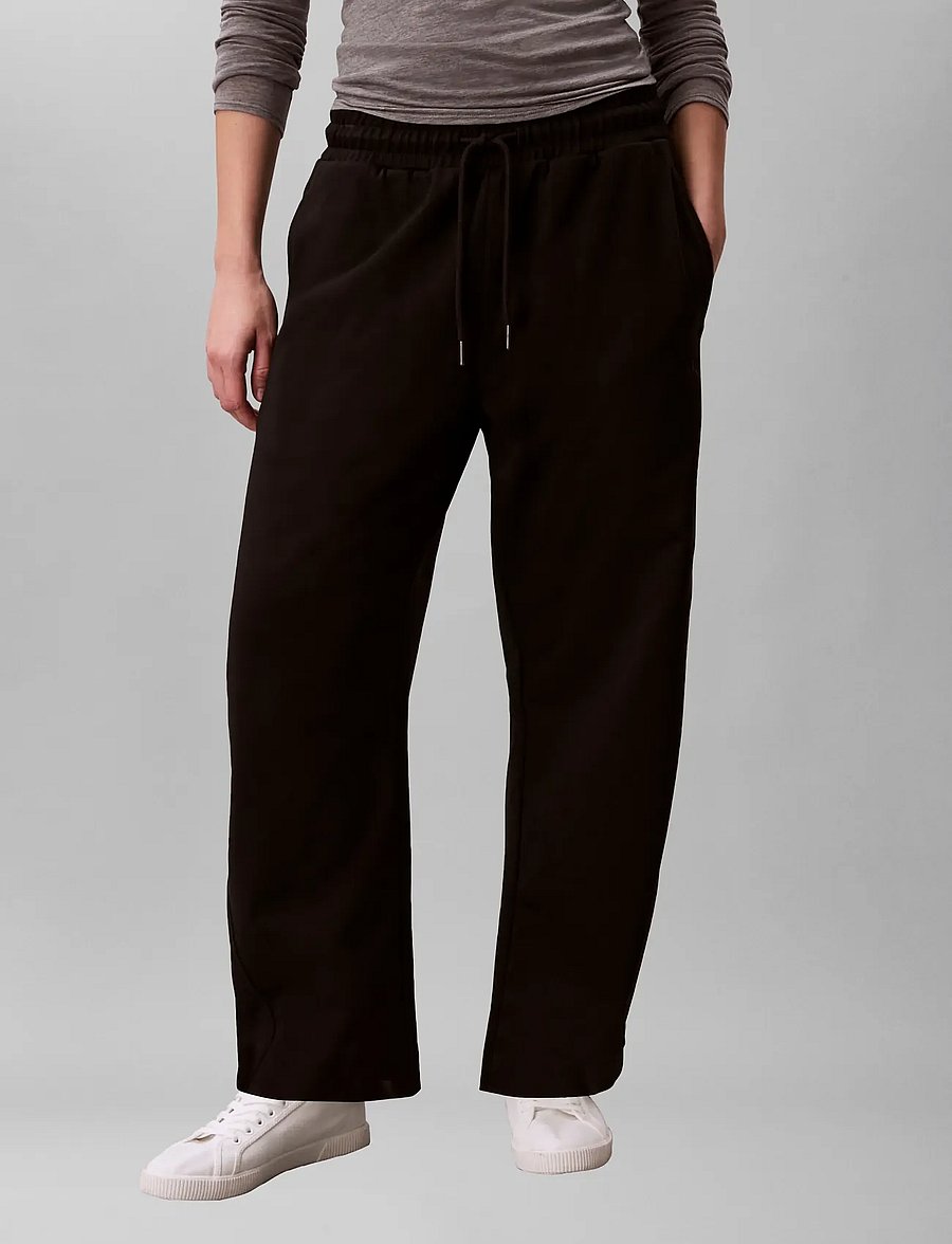 Calvin Klein Jeans - MONOGRAM FRENCH TERRY BARREL PAN - dressipüksid - black - 3