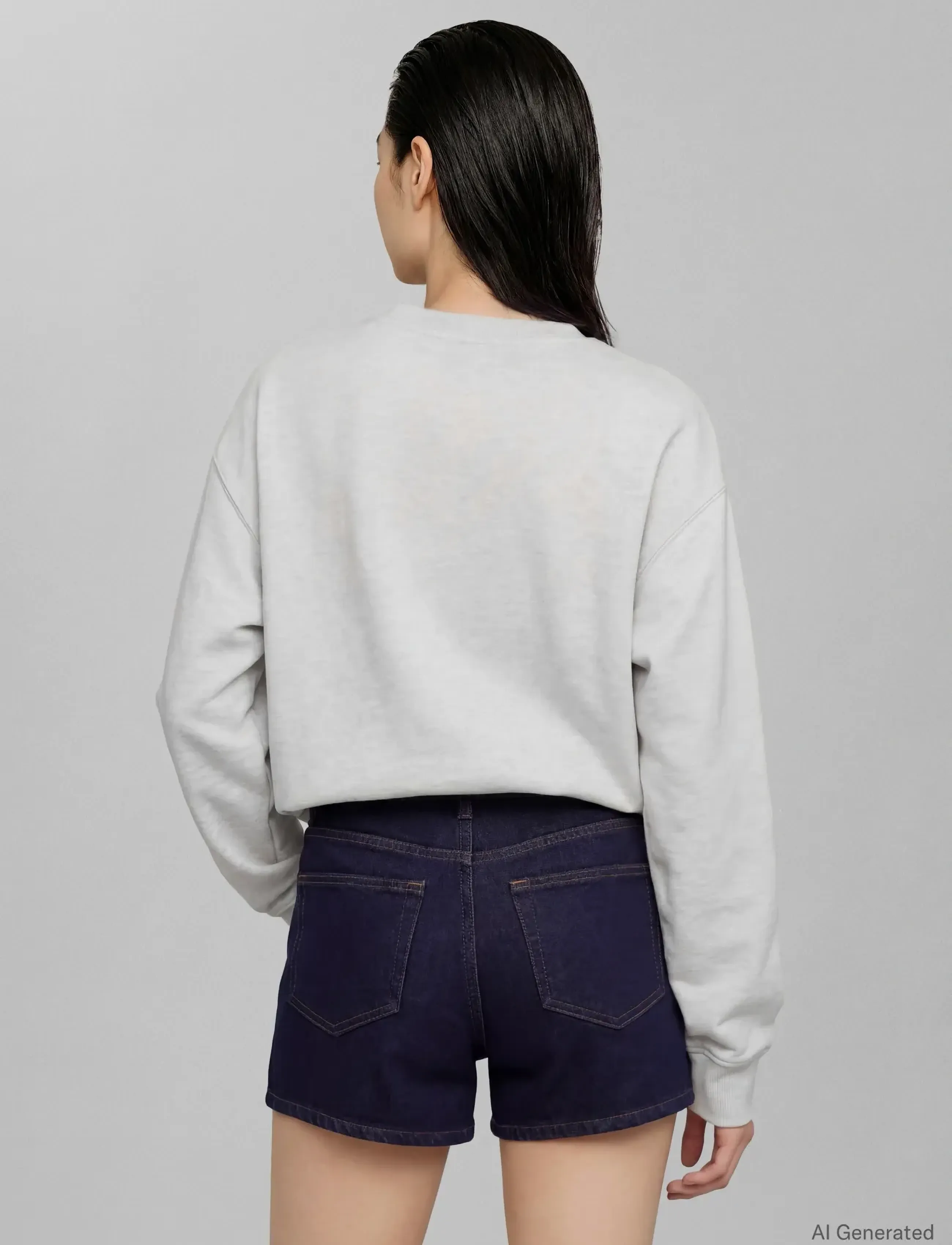 Calvin Klein Jeans - LS RLXD MONOGRAM FRENCH TERRY CR - sweatshirts - bc01 light grey heather - 2