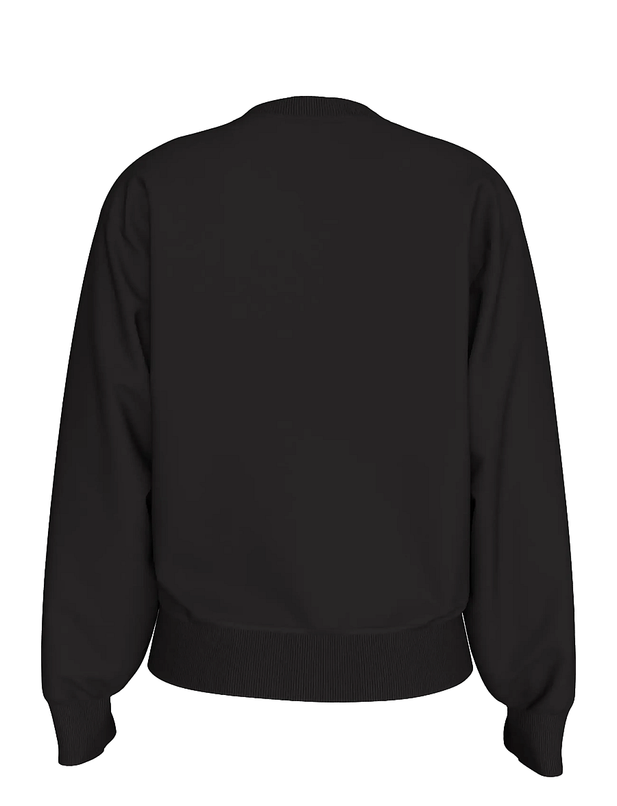 Calvin Klein Jeans - LS RLXD MONOGRAM FRENCH TERRY CR - sweatshirts - black - 2
