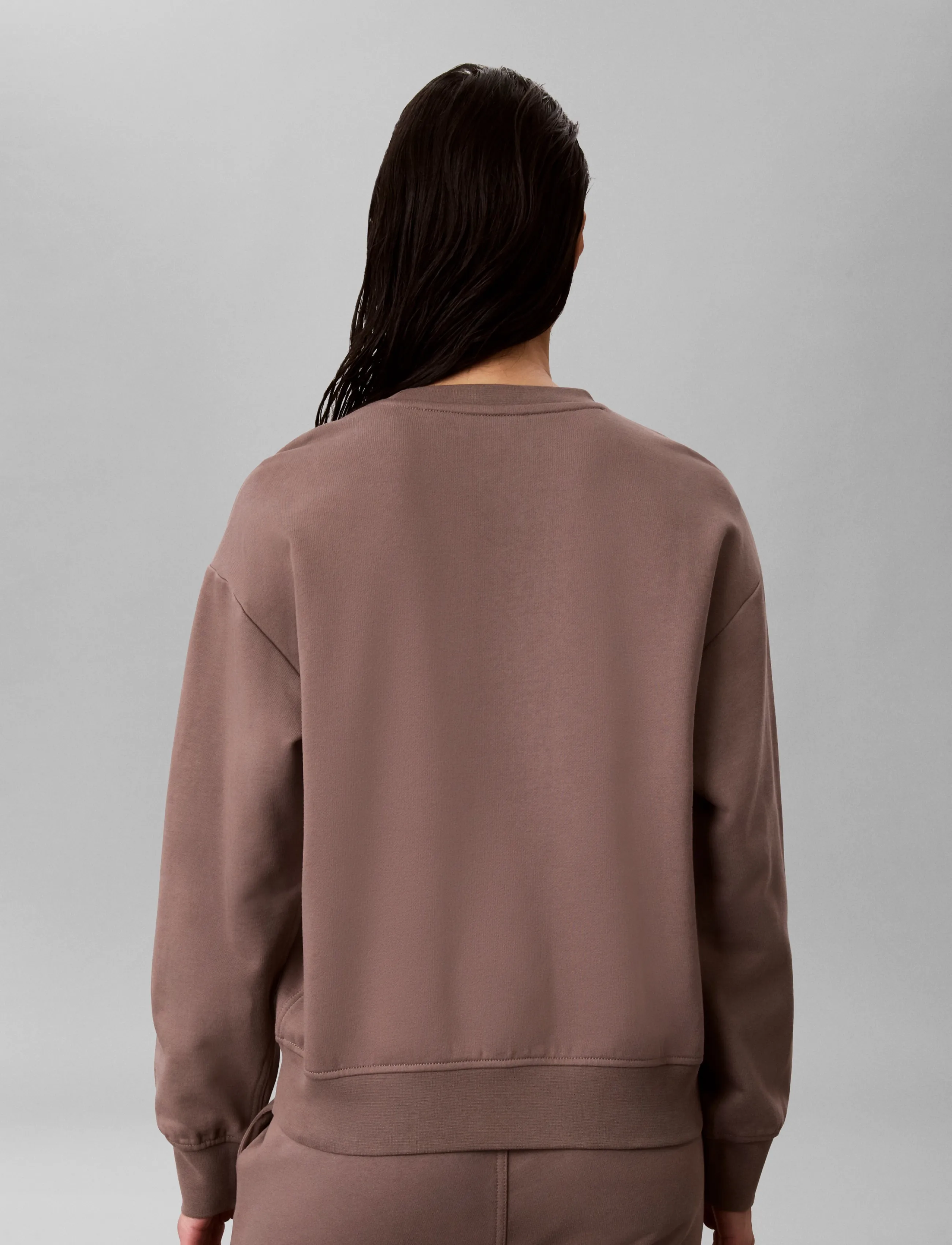Calvin Klein Jeans - LS RLXD MONOGRAM FRENCH TERRY CR - everyday style - iron - 2