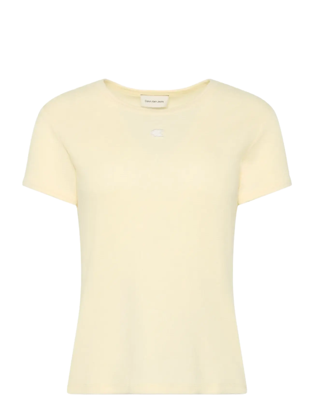 Calvin Klein Jeans - SS MONOGRAM PATCH SLIM WAFFLE TE - pear sorbet - 1