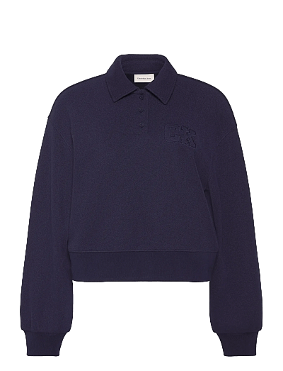 Ls Rlxed Intrlock Fashion Polo S - Sweatshirts