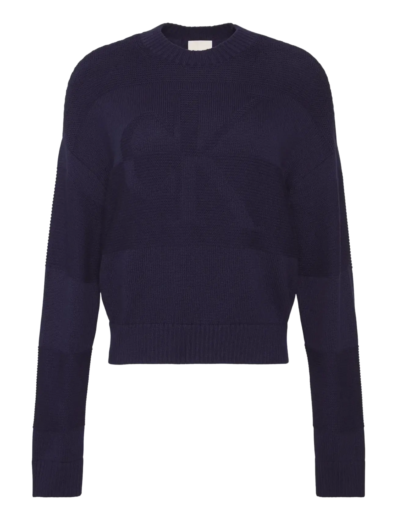 CALVIN KLEIN JEANS Ls Tonal Logo Pullover Navy - XS - Damen