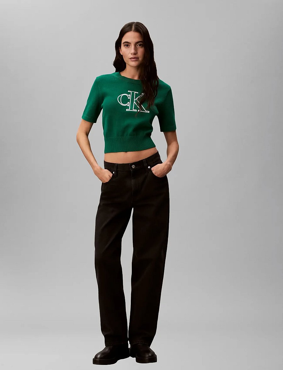 Calvin Klein Jeans - LOGO SS TOP - enchanted forest - 0