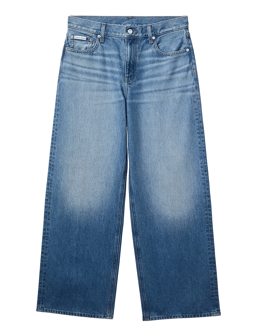 Calvin Klein Jeans - LOW RISE BAGGY INDIGO SPRUCE - hosen mit weitem bein - indigo spruce - 1