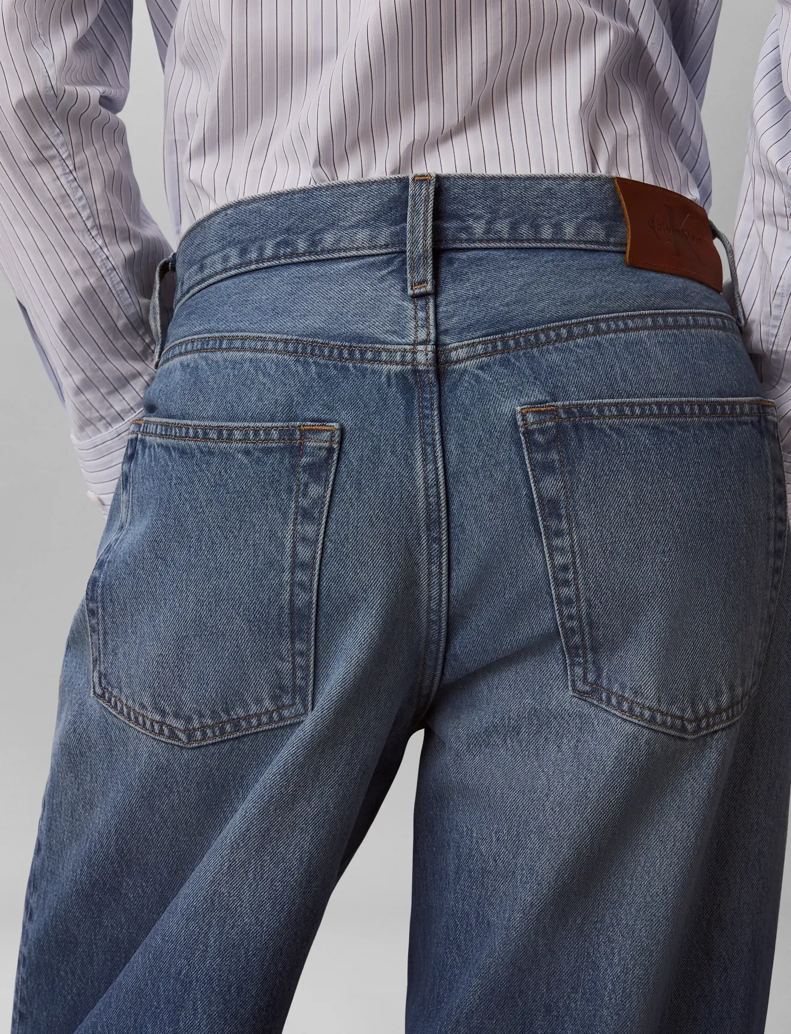 Calvin Klein Jeans - LOW RISE BAGGY INDIGO SPRUCE - pantalons larges - indigo spruce - 4