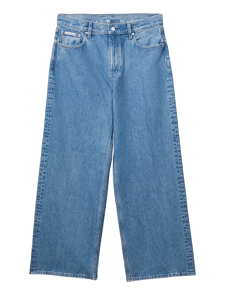 Calvin Klein Jeans - LOW RISE BAGGY COASTAL BLUE - brede jeans - coastal blue - 1