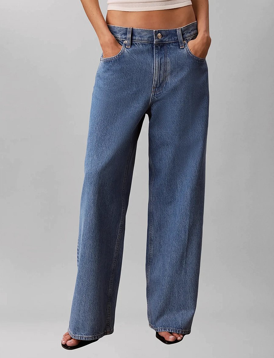 Calvin Klein Jeans - LOW RISE BAGGY COASTAL BLUE - brede jeans - coastal blue - 3