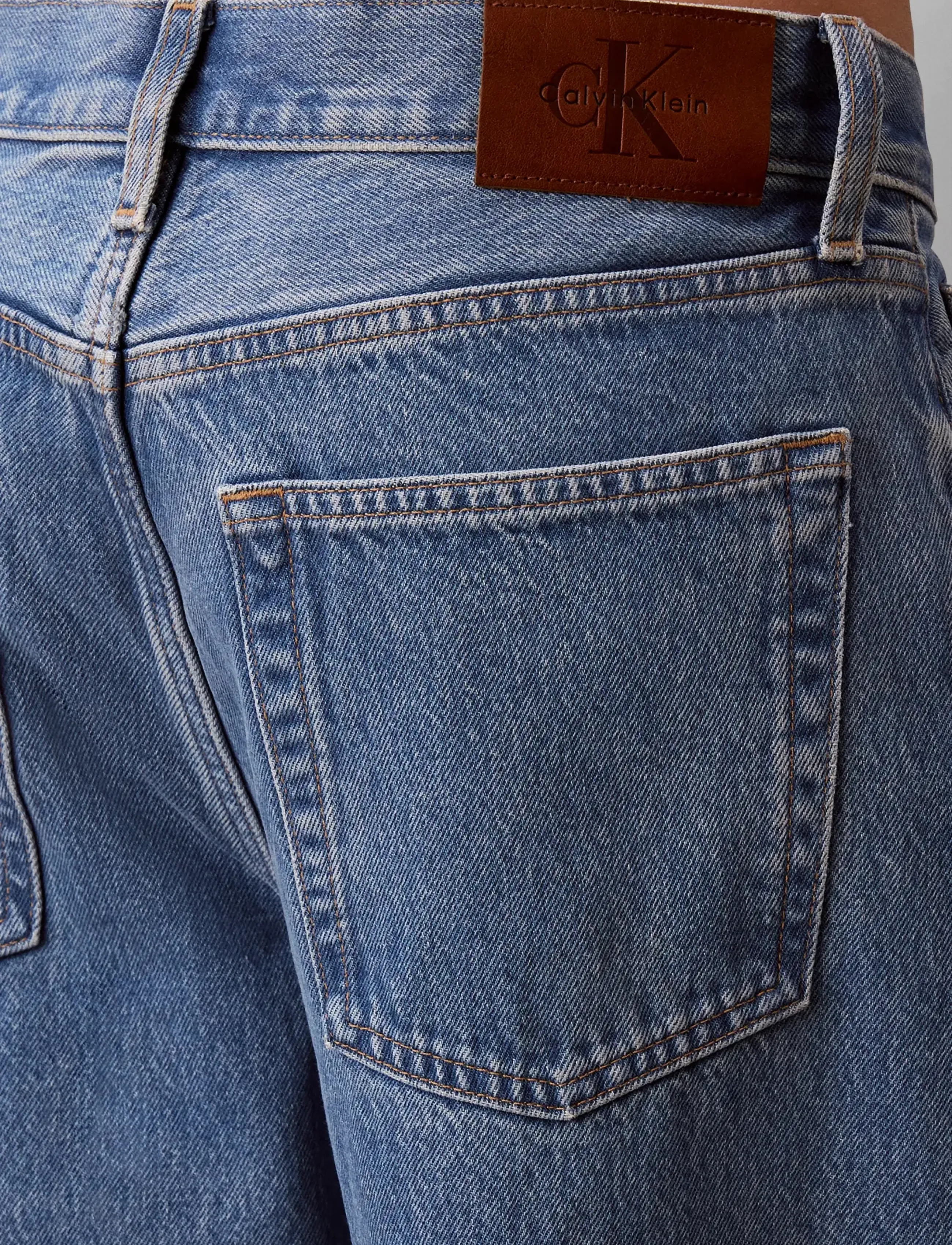 Calvin Klein Jeans - LOW RISE BAGGY COASTAL BLUE - víðar gallabuxur - coastal blue - 4