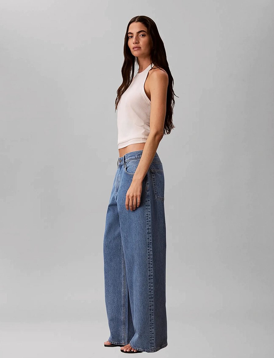 Calvin Klein Jeans - LOW RISE BAGGY COASTAL BLUE - brede jeans - coastal blue - 5