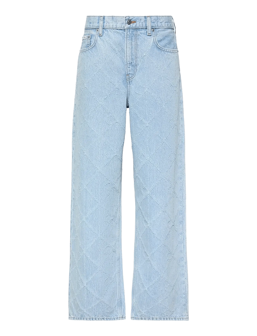 Calvin Klein Jeans - LOW RISE BAGGY NEEDLEPUNCH CK TR - pantalons larges - ck tropic - 1