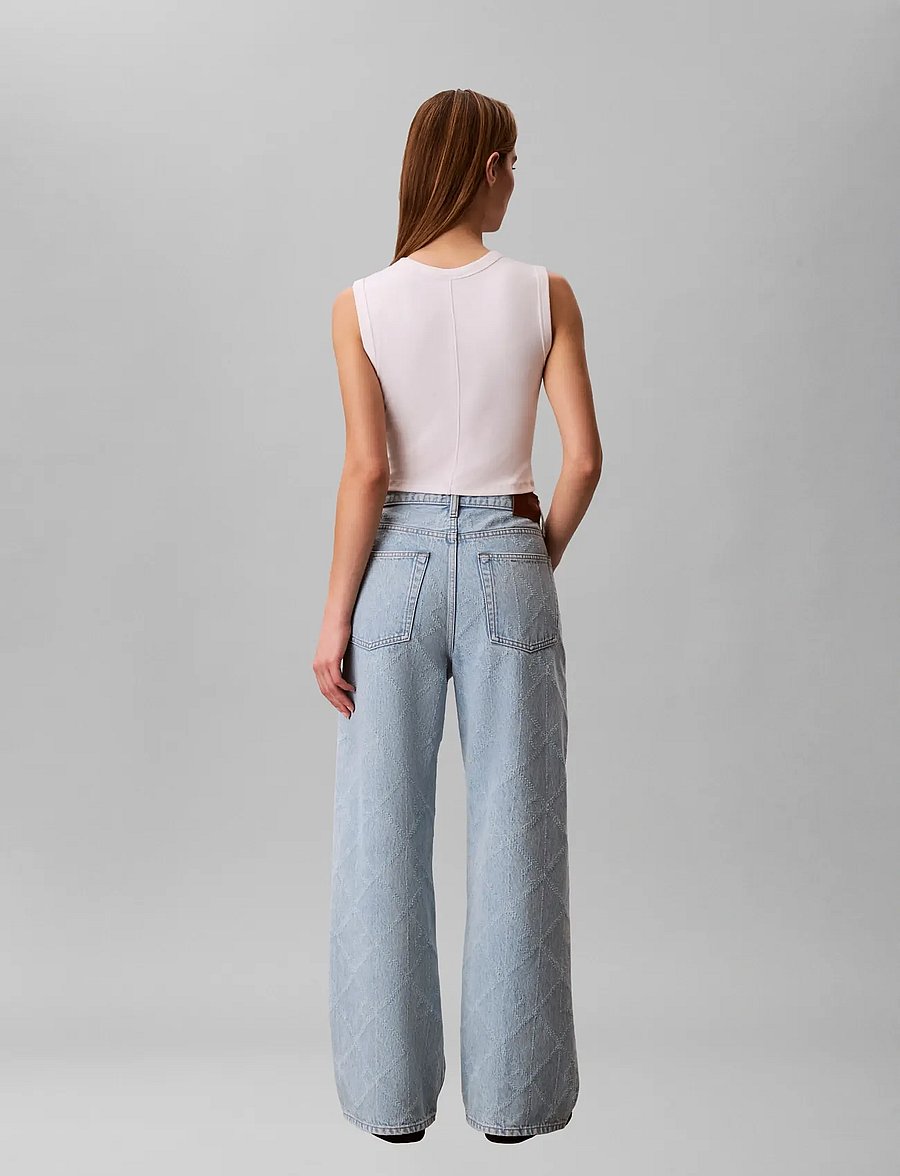 Calvin Klein Jeans - LOW RISE BAGGY NEEDLEPUNCH CK TR - pantalons larges - ck tropic - 2