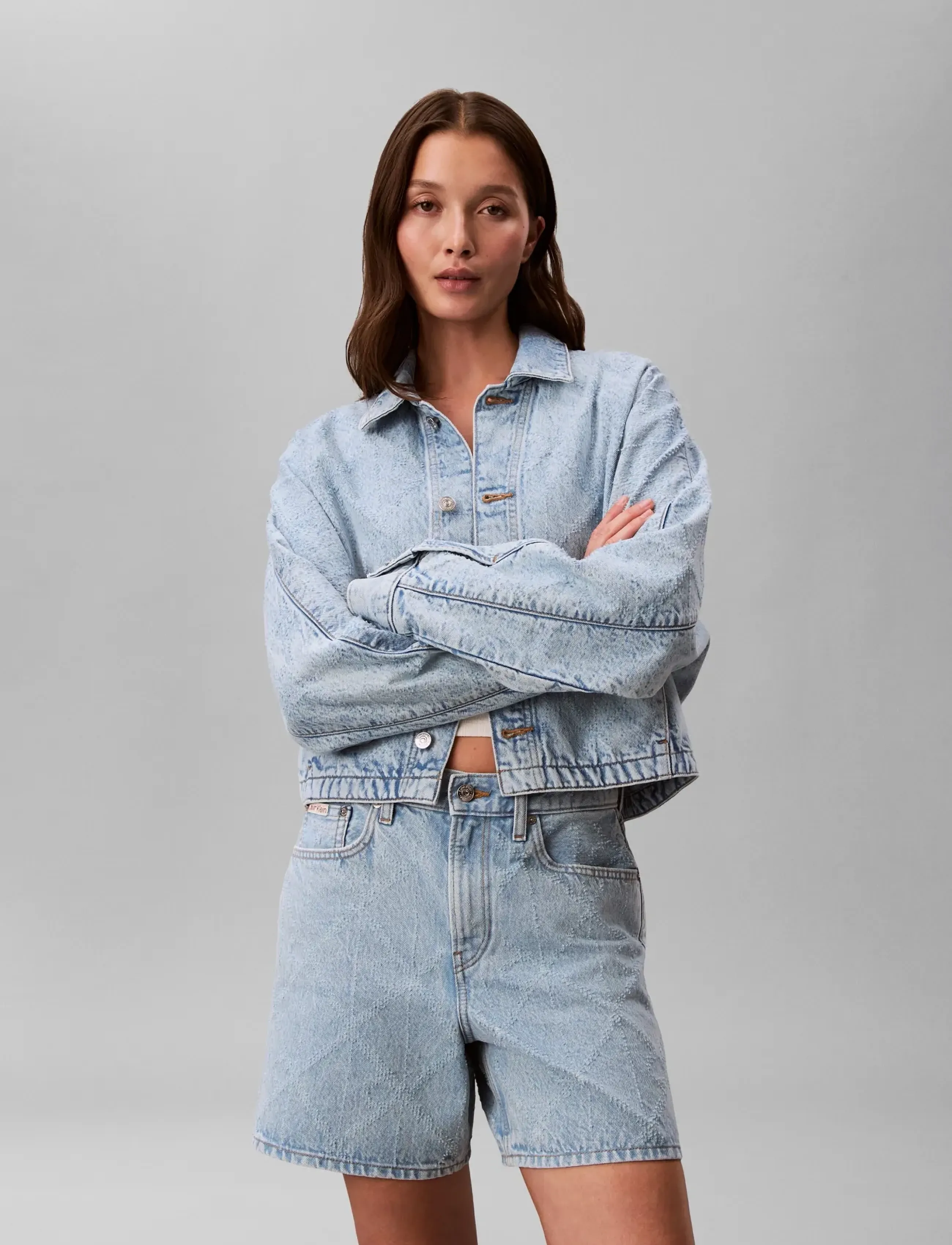 Calvin Klein Jeans - DOLEMAN TRUCKER NEEDLEPUNCH CK T - denimjakker - ck tropic - 3