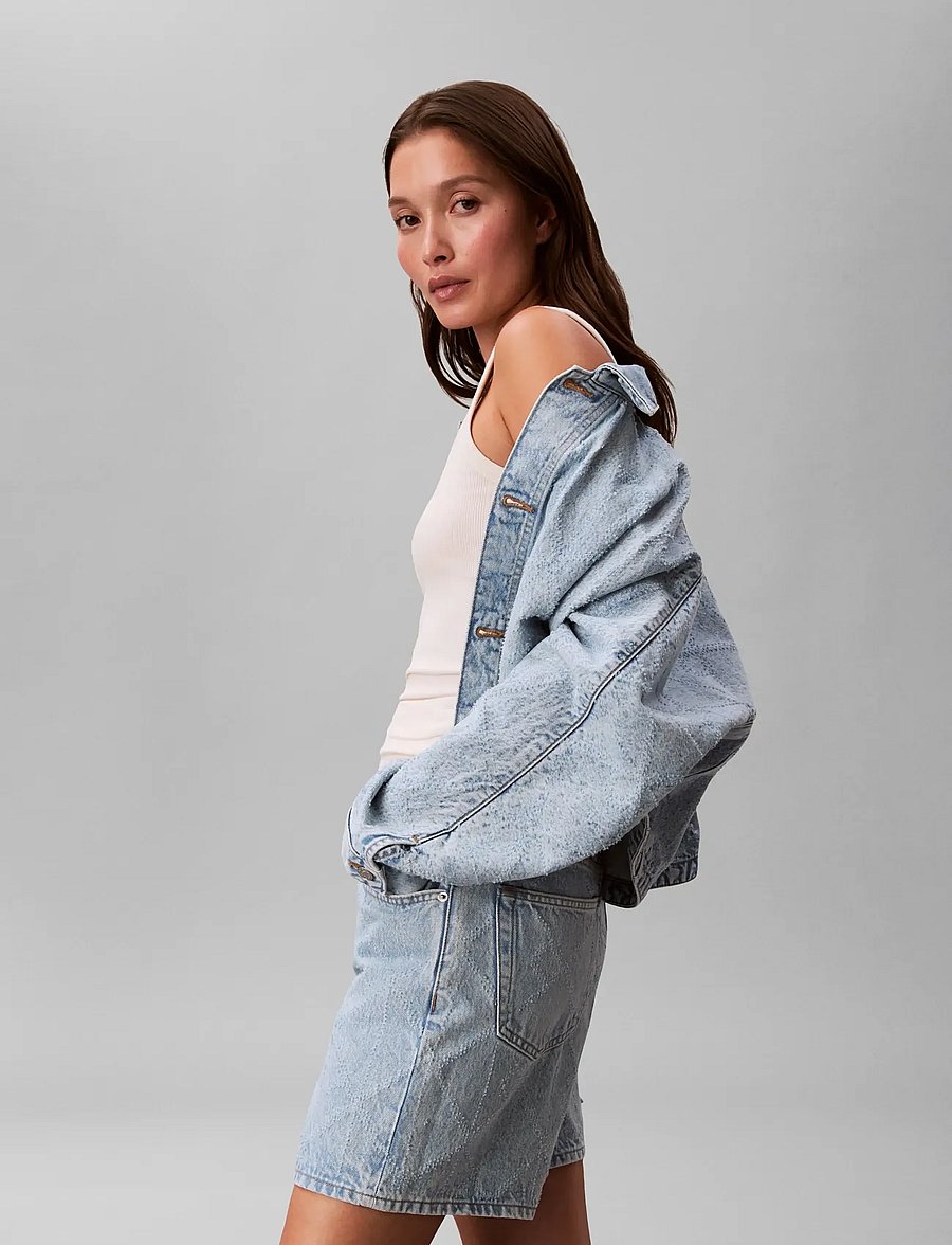 Calvin Klein Jeans - DOLEMAN TRUCKER NEEDLEPUNCH CK T - denimjakker - ck tropic - 5