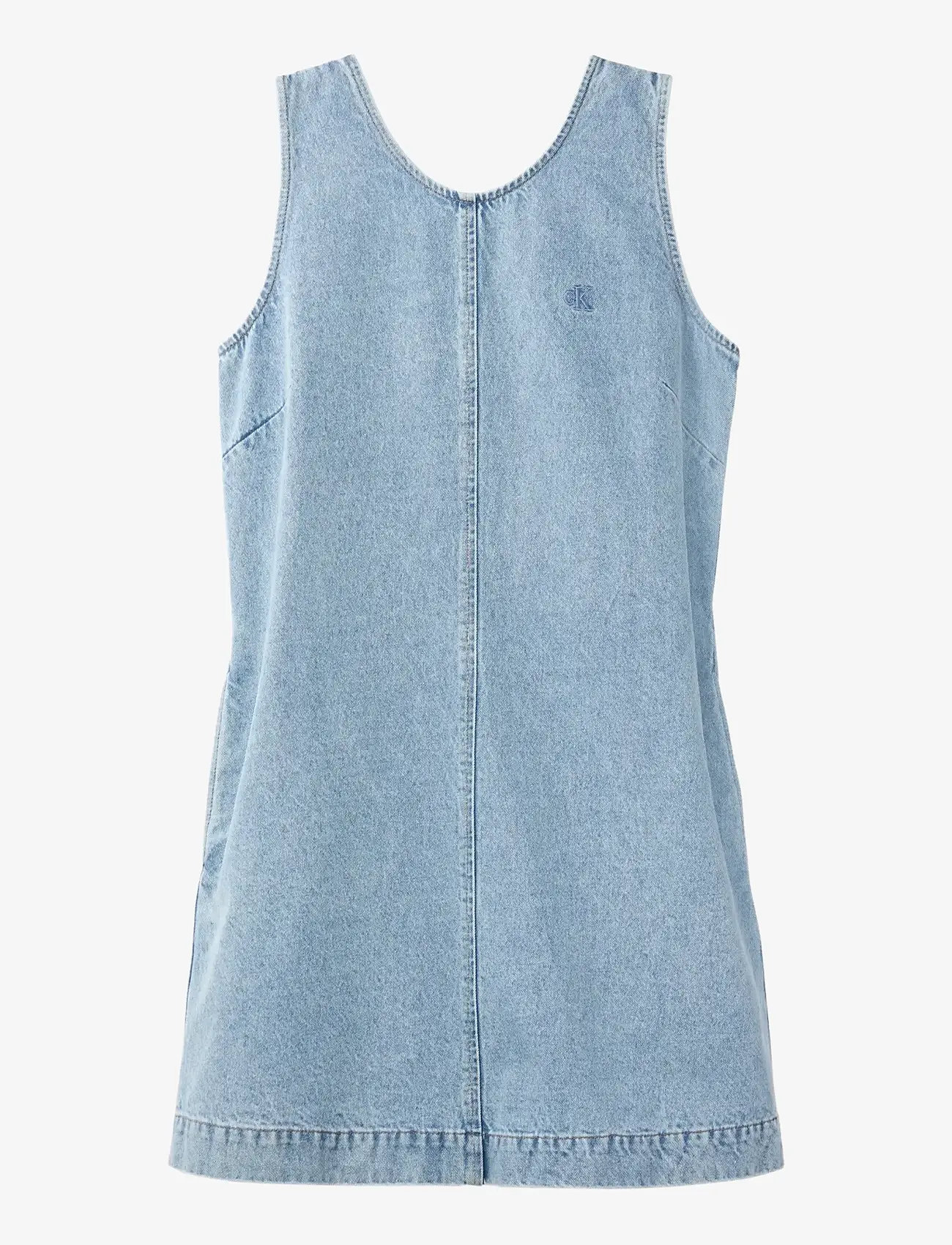 Calvin Klein Jeans SLVLSS DENIM SHIFT DRESS COASTAL - Kleider - COASTAL LIGHT / blue