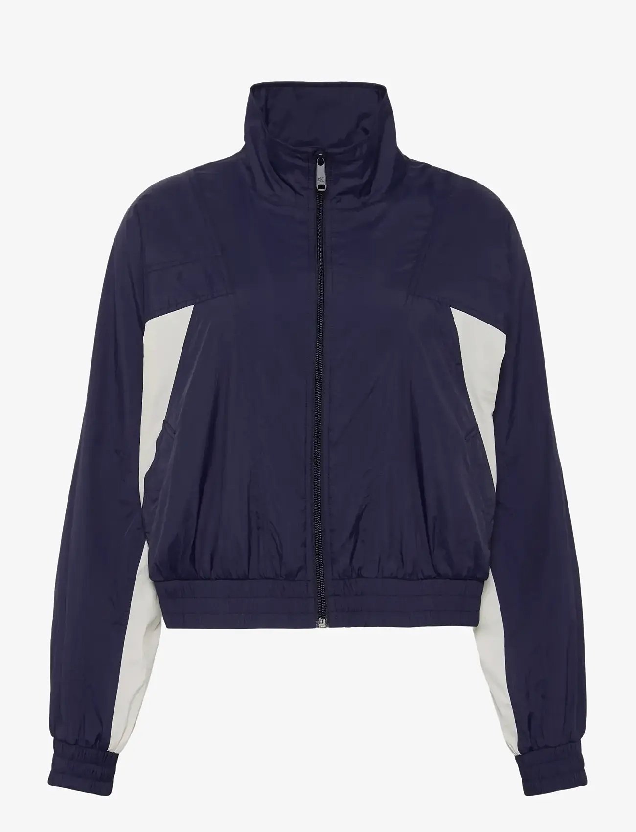 Calvin Klein Jeans - CROP DOLMAN COLORBLOCK JACKET - forårsjakker - evening blue   chalk - 1