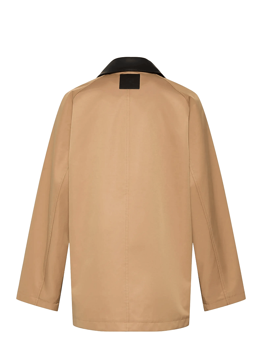 Calvin Klein Jeans - CLASSIC COTTON TWILL CHORE JKT - hagnýtir jakkar - tigers eye black - 2
