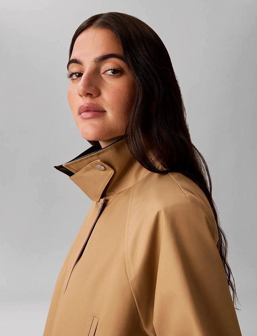 Calvin Klein Jeans - CLASSIC COTTON TWILL CHORE JKT - hagnýtir jakkar - tigers eye black - 5