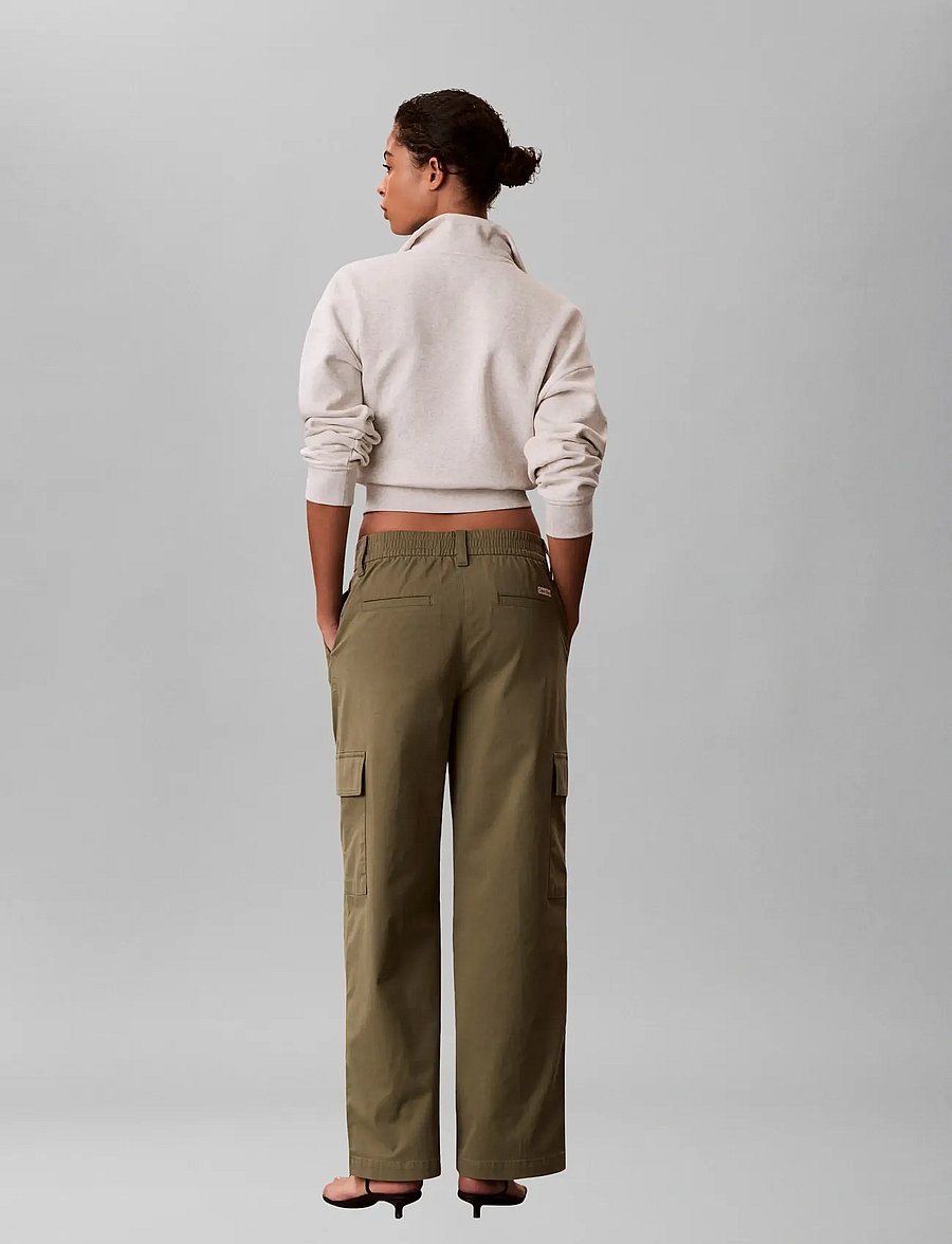 Calvin Klein Jeans - COTTON EWAIST CARGO PANT - cargobukser - deep lichen green - 2