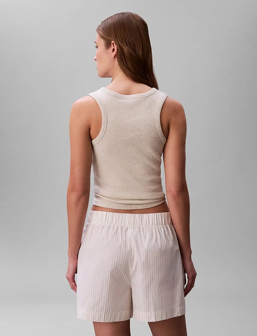 Calvin Klein Jeans - POPLIN CHINO SHORT YD - lühikesed chino-püksid - calico 3 color refined stripe - 2