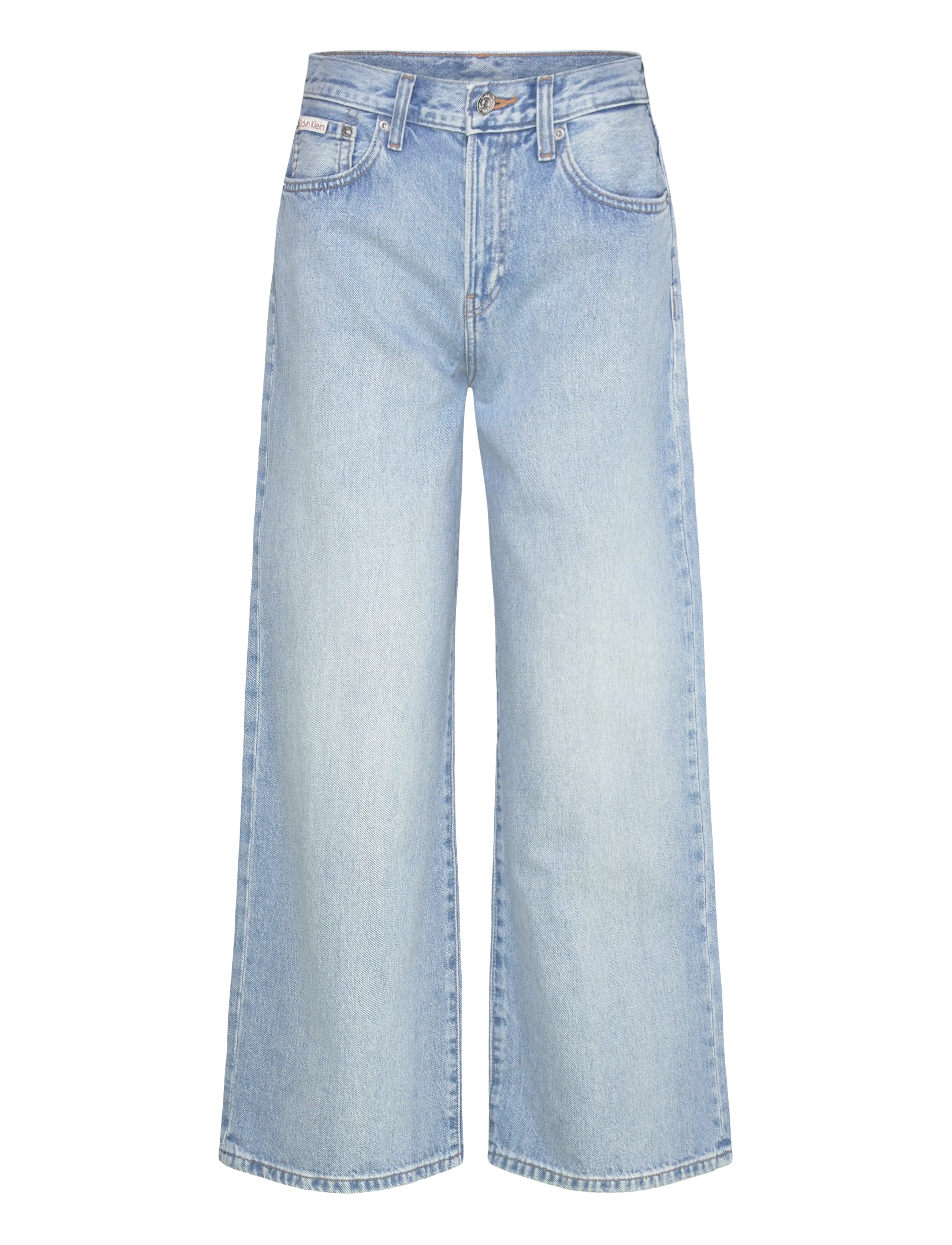 Calvin Klein Jeans THE WIDE LEG SAGE STONE - Jeans - SAGE STONE / blue