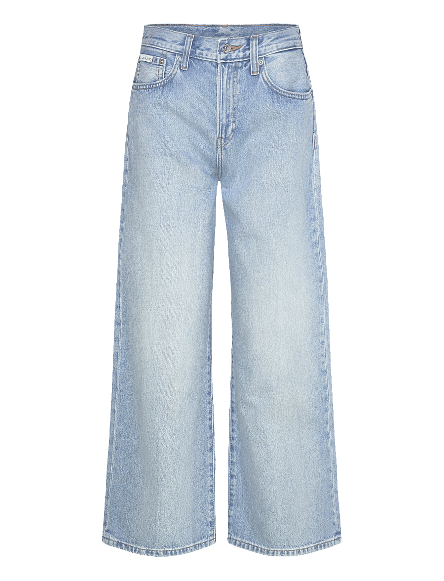 Calvin Klein Jeans - THE WIDE LEG SAGE STONE - wide leg jeans - sage stone - 1