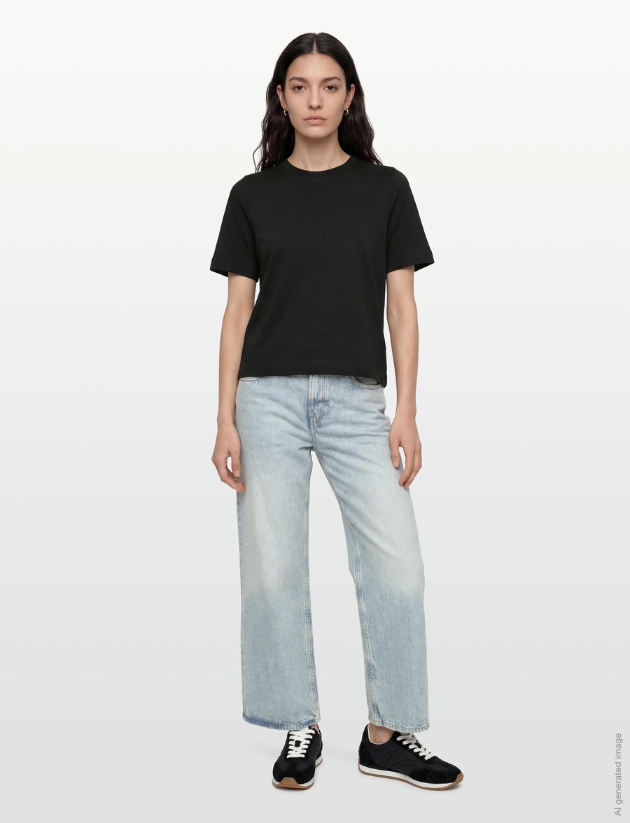 Calvin Klein Jeans - LOW RISE BAGGY INDIGO STONE - wide leg jeans - indigo stone - 0