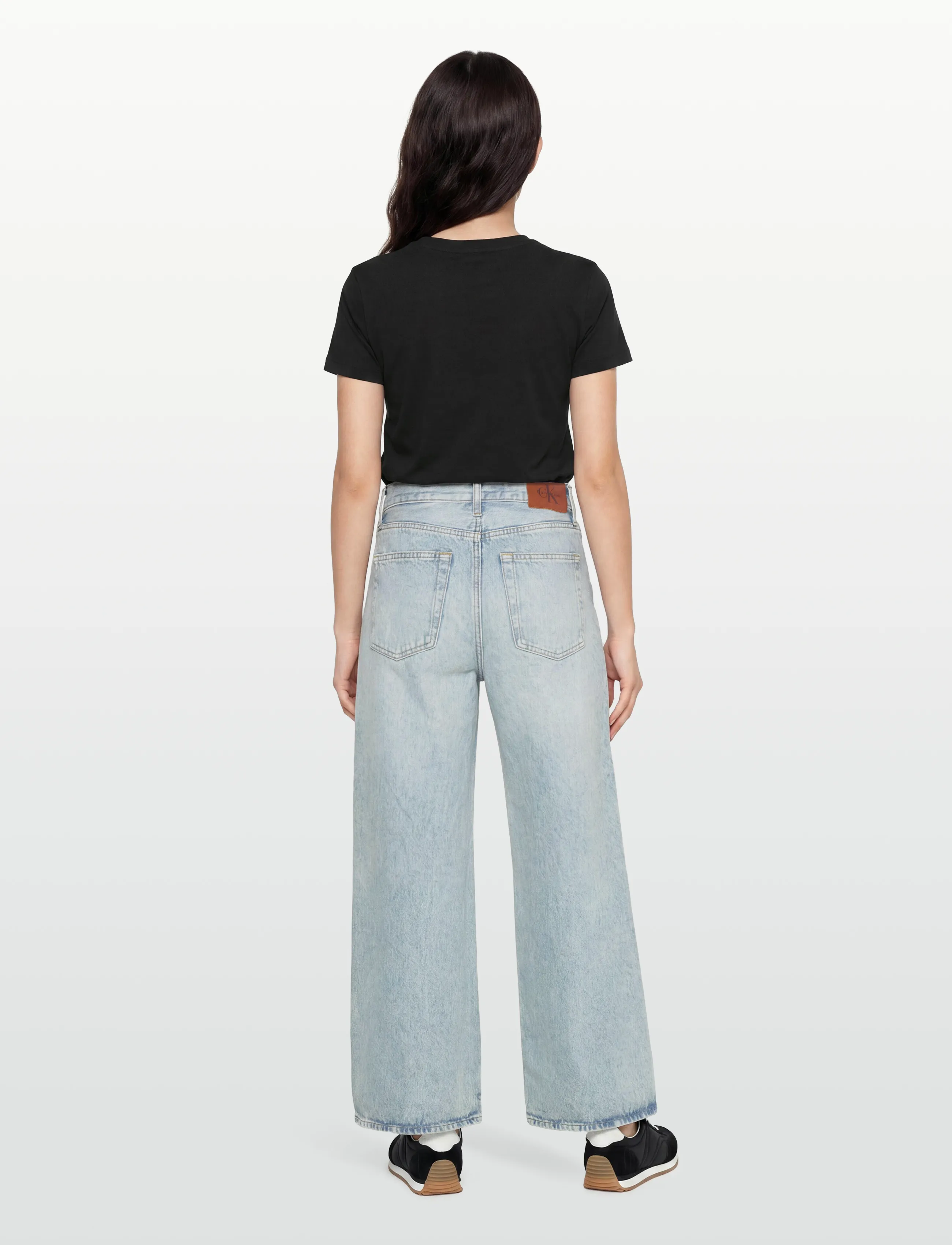 Calvin Klein Jeans - LOW RISE BAGGY INDIGO STONE - wide leg jeans - indigo stone - 5