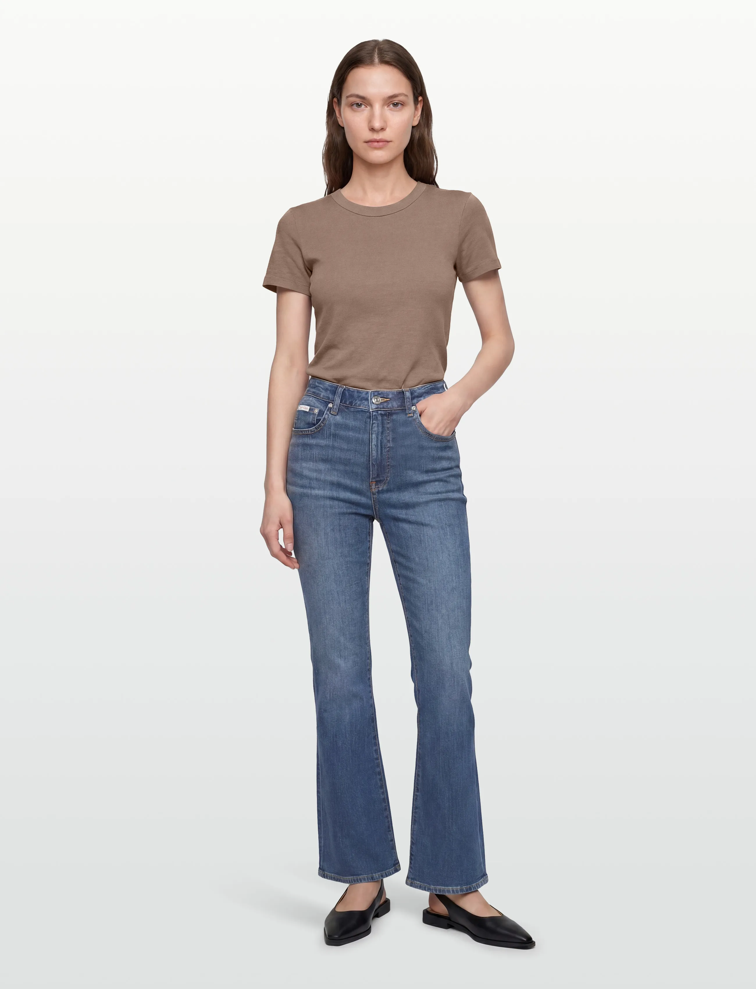 Calvin Klein Jeans SKINNY BOOT MIDTOWN BLUE - Jeans - MIDTOWN BLUE / navy