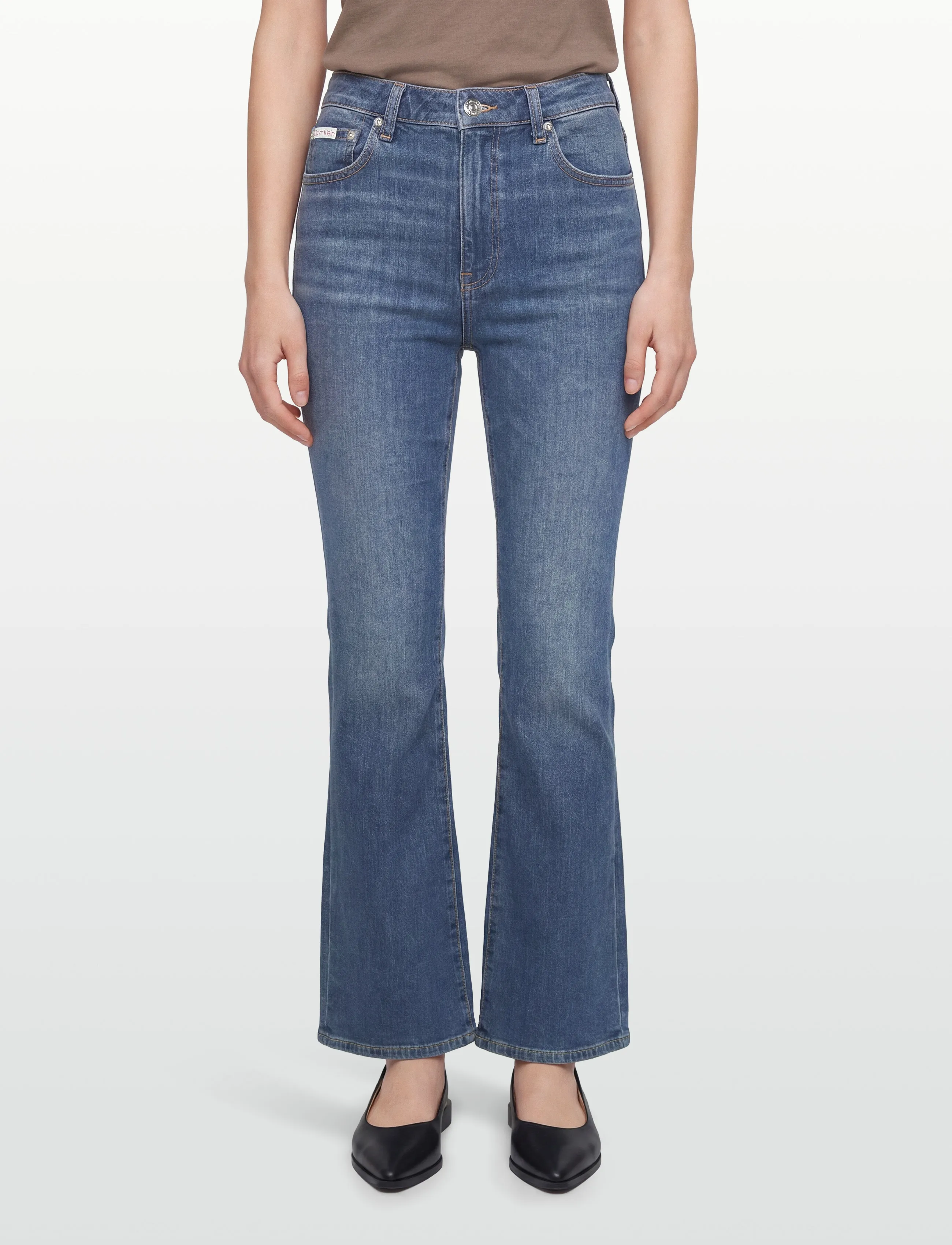 Calvin Klein Jeans - SKINNY BOOT MIDTOWN BLUE - jeans bootcut - midtown blue - 3