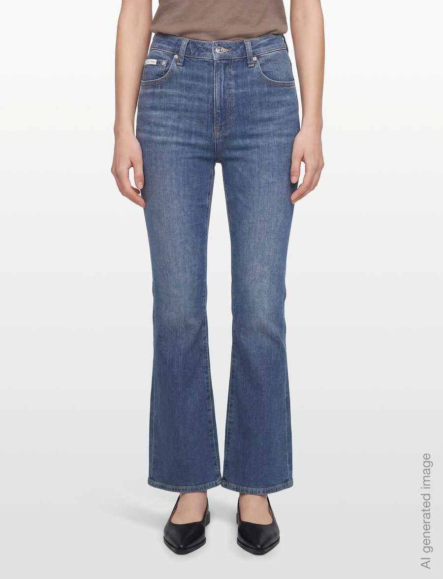Calvin Klein Jeans - SKINNY BOOT MIDTOWN BLUE - bootcut-jeans - midtown blue - 3