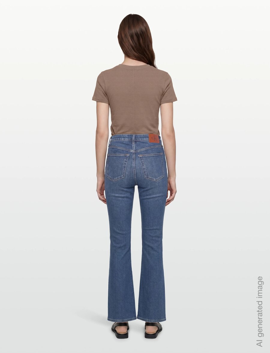 Calvin Klein Jeans - SKINNY BOOT MIDTOWN BLUE - bootcut-jeans - midtown blue - 4
