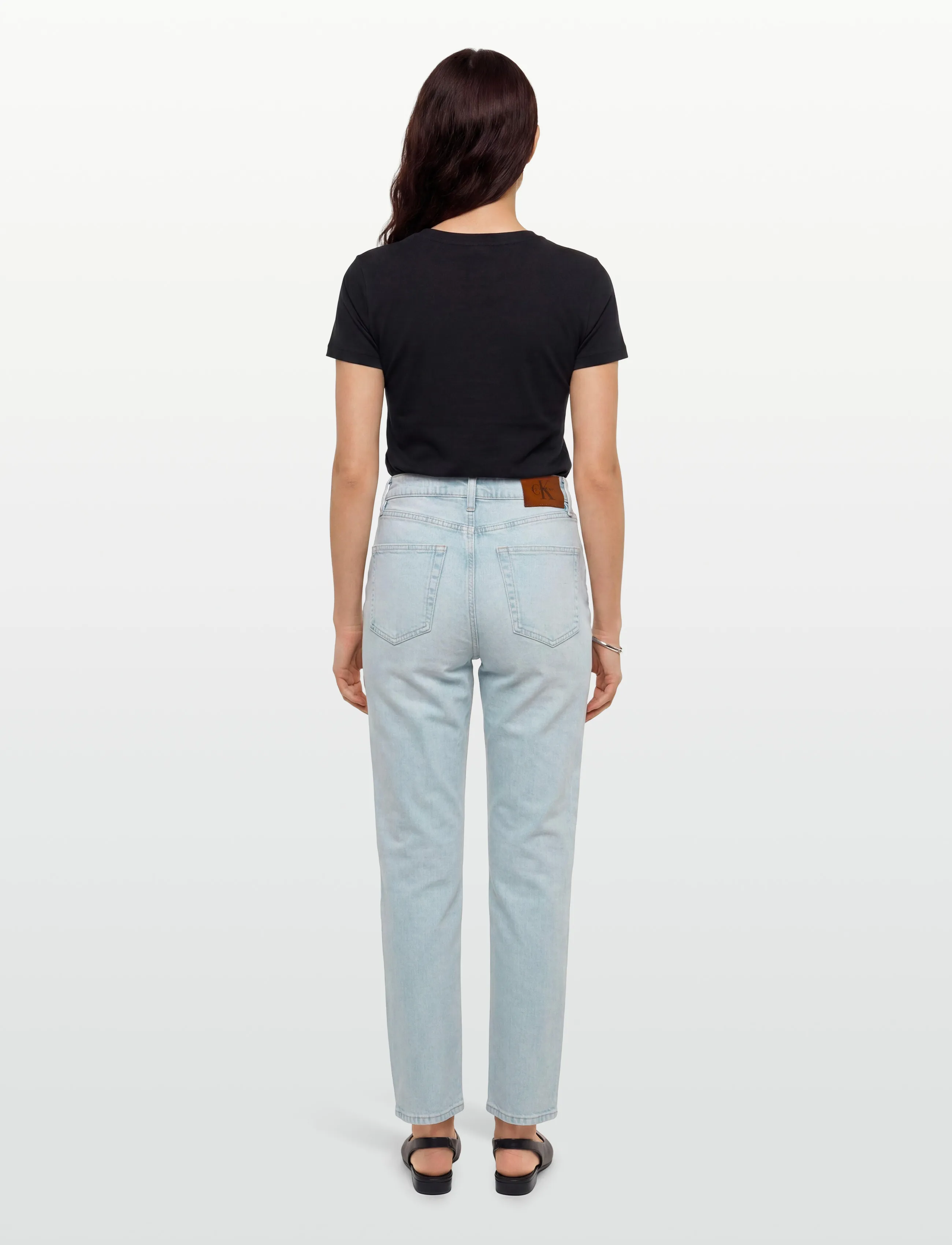 Calvin Klein Jeans - NEW MOM JEAN LIGHT OPAL - light opal - 4