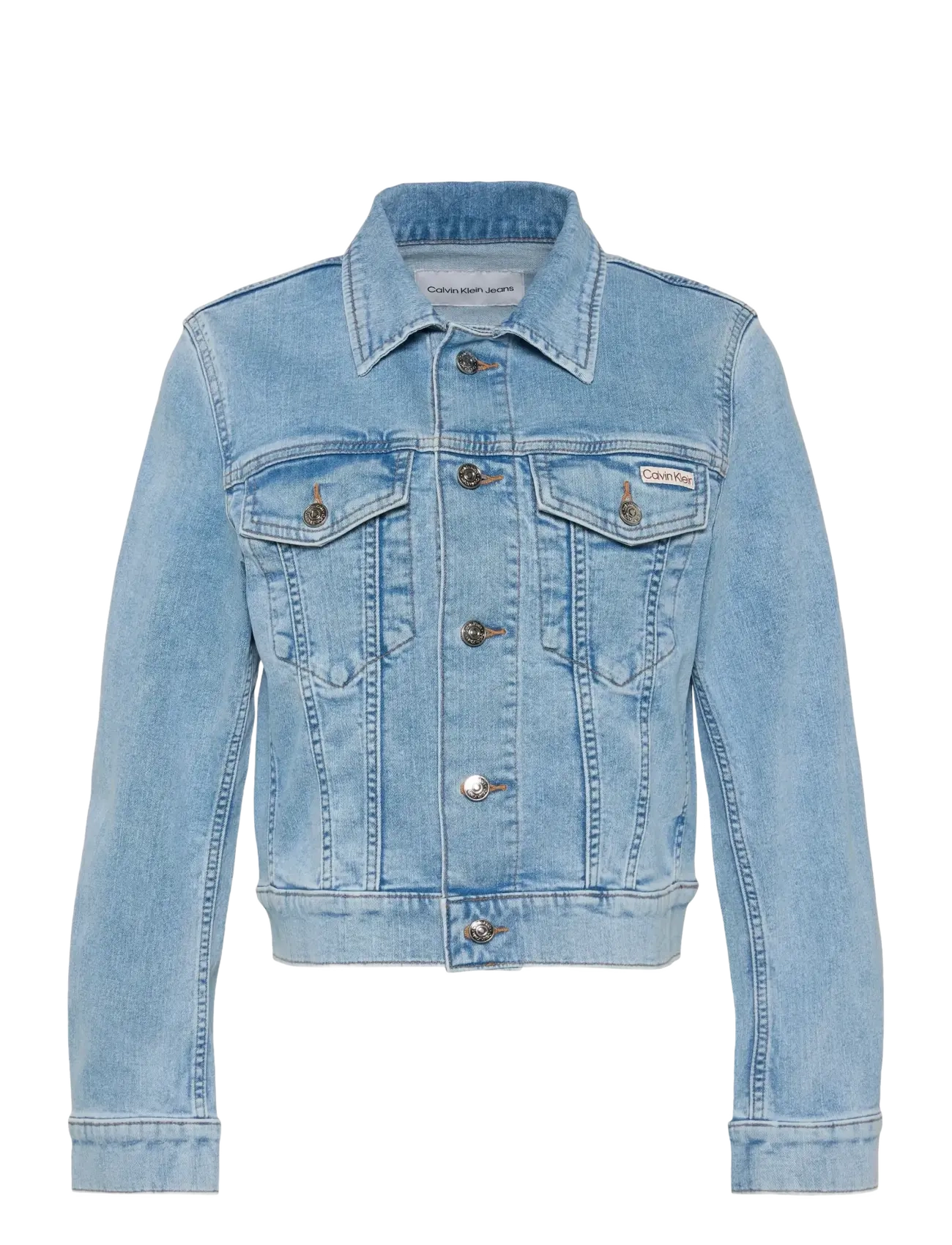 Calvin Klein Jeans LS CLASSIC TRUCKER COASTAL LIGHT - Teksarõivad - COASTAL LIGHT / blue