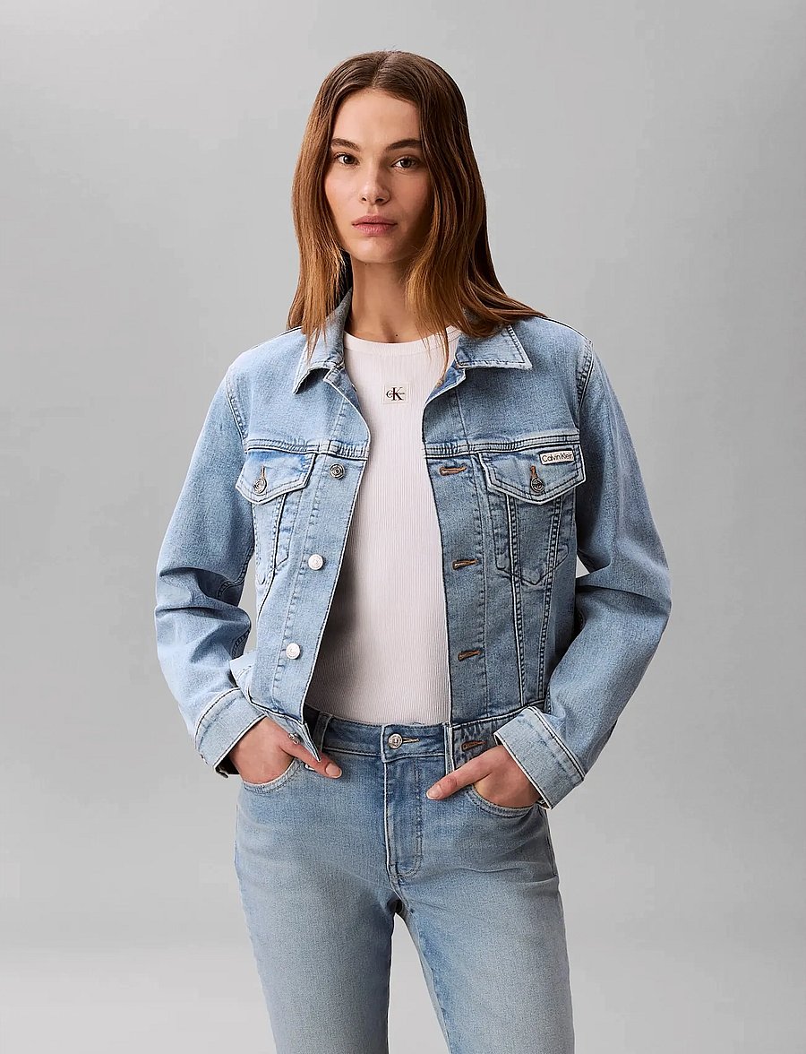 Calvin Klein Jeans - LS CLASSIC TRUCKER COASTAL LIGHT - forårsjakker - coastal light - 3